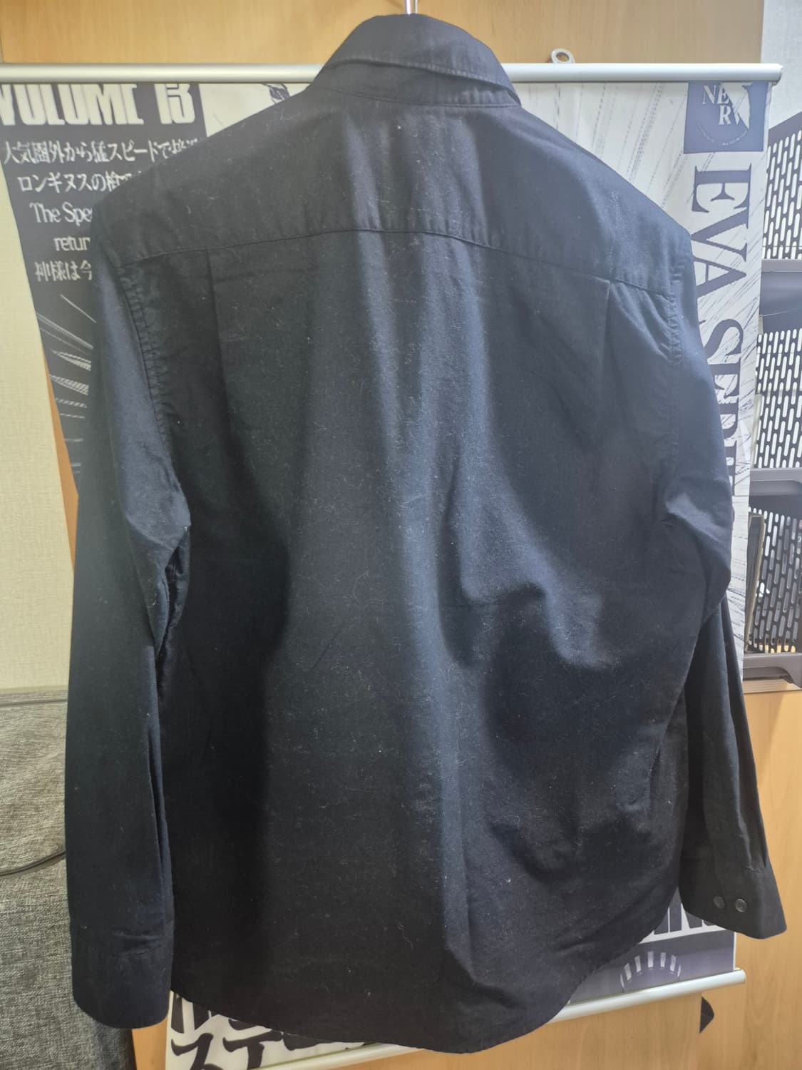 [프로젝트 엠] 블랙 옥스포드 슬림핏 셔츠 상품이미지4