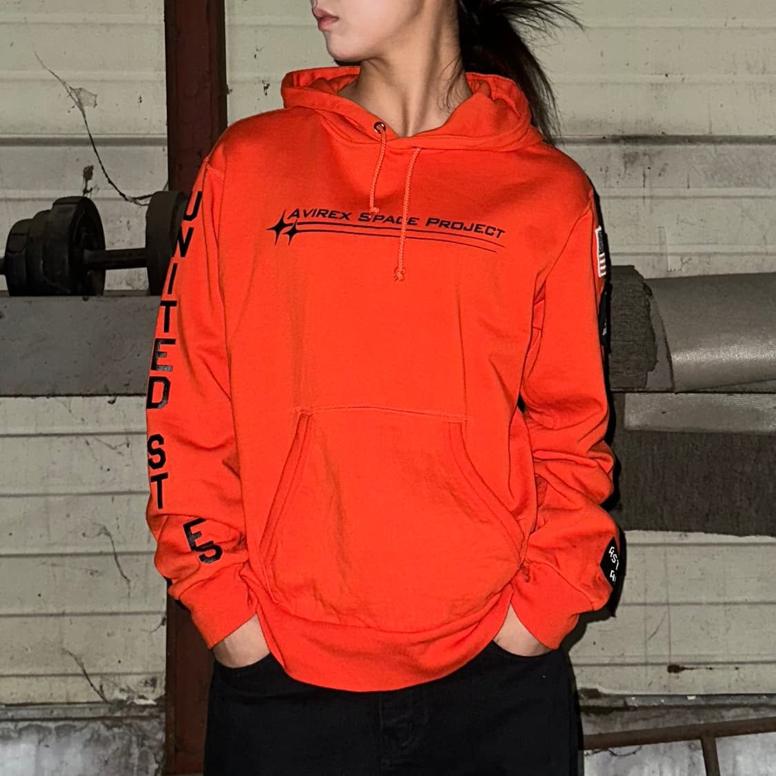 Avirex space project patch hoodie  상품이미지1