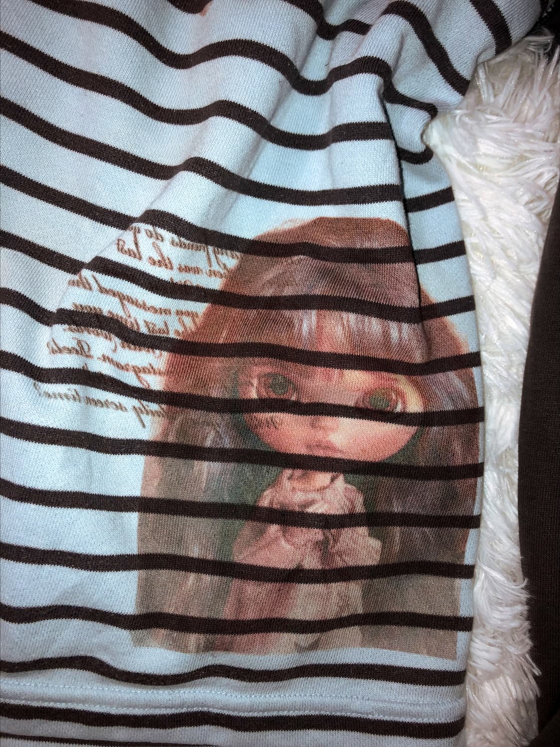 sky gray stripe top 상품이미지3