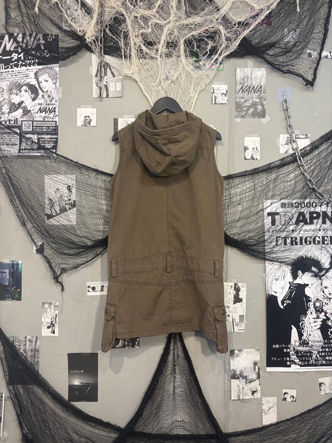 Grunge Gothic pocket detail 2wayonepiece 상품이미지6