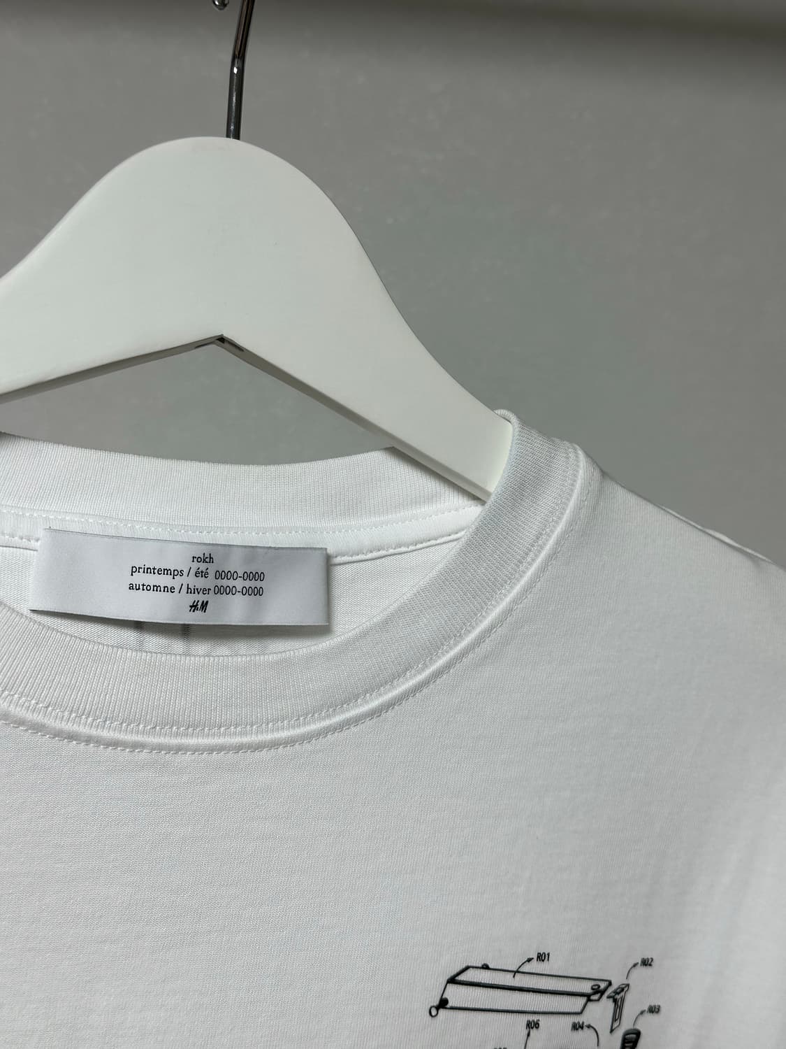 H&M x ROKH 콜라보 반팔 L 급처 상품이미지7