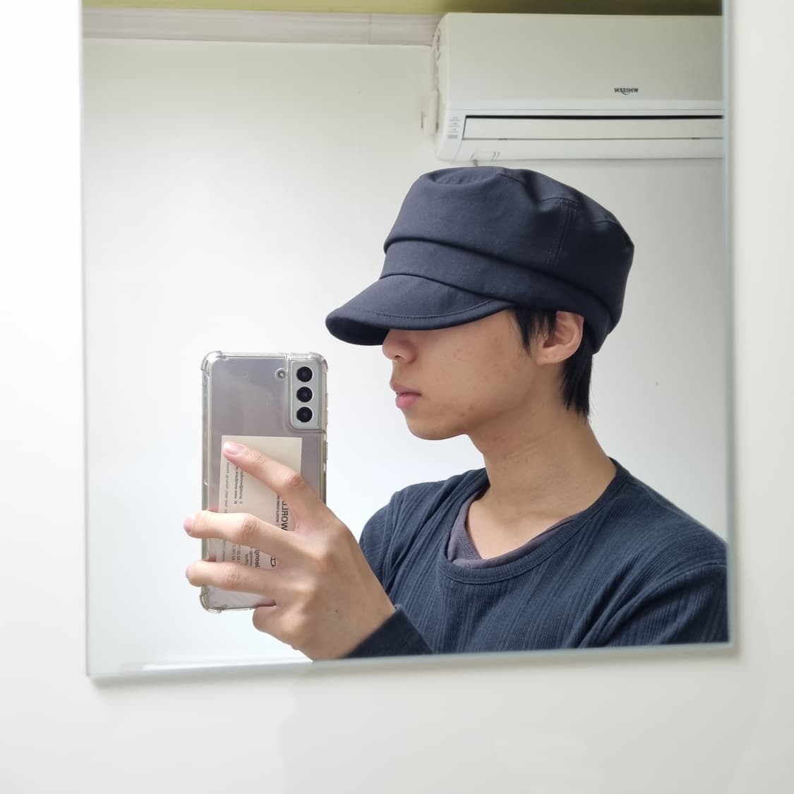 CA4LA 뉴스보이 캐스킷 블랙 상품이미지6
