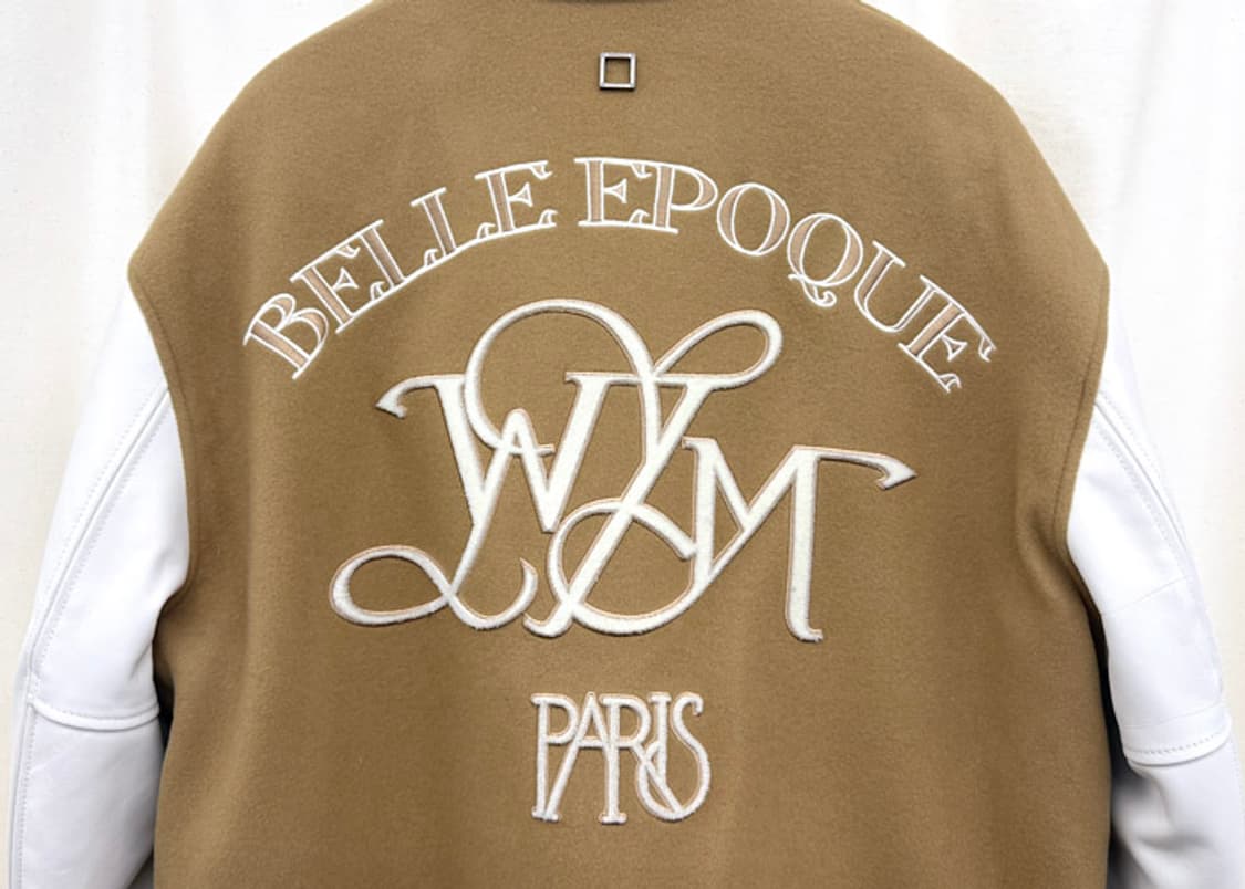 우영미 22FW 바시티 자켓 베이지 상품이미지5