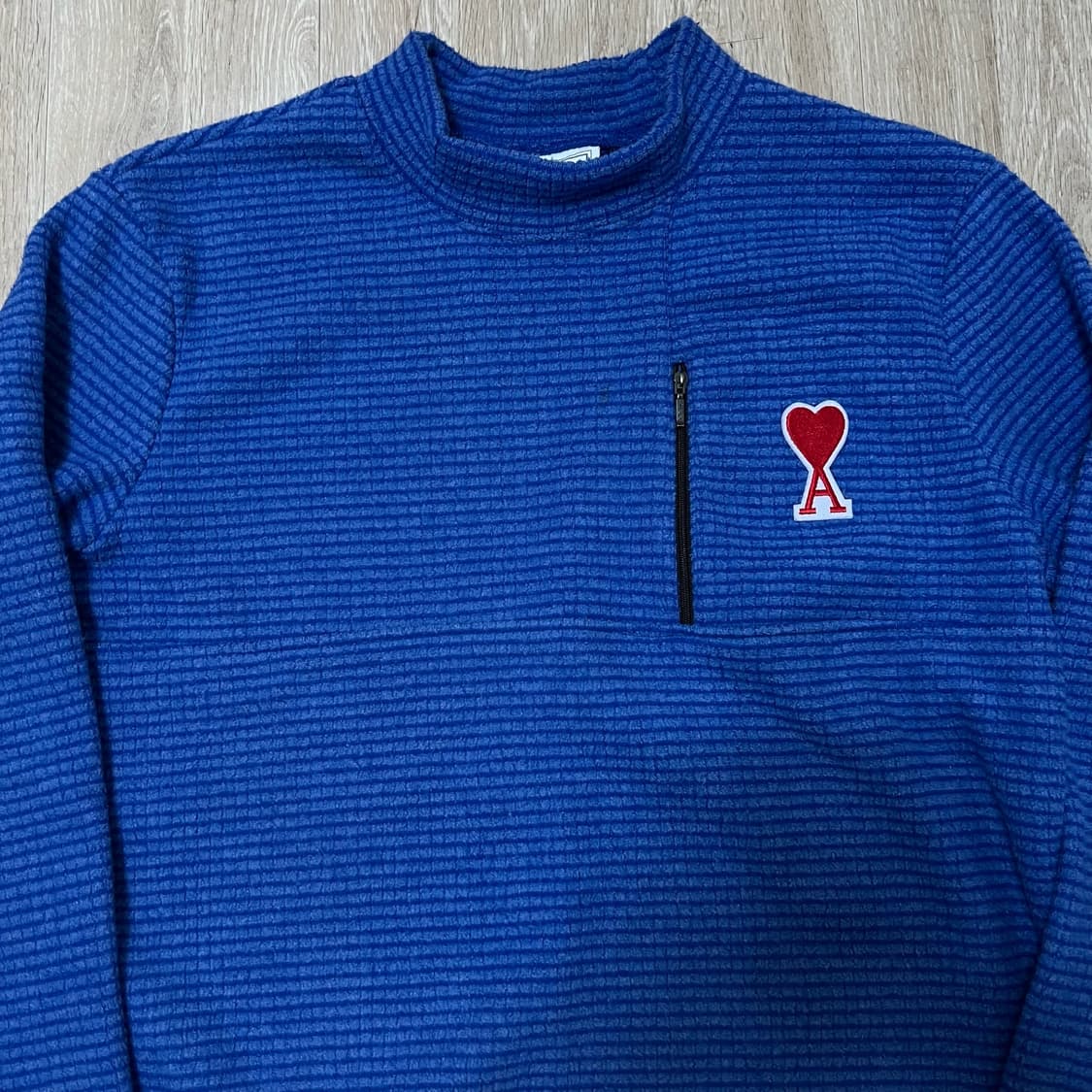 아미 남성 하트로고 플리스 후리스 XL 상품이미지2