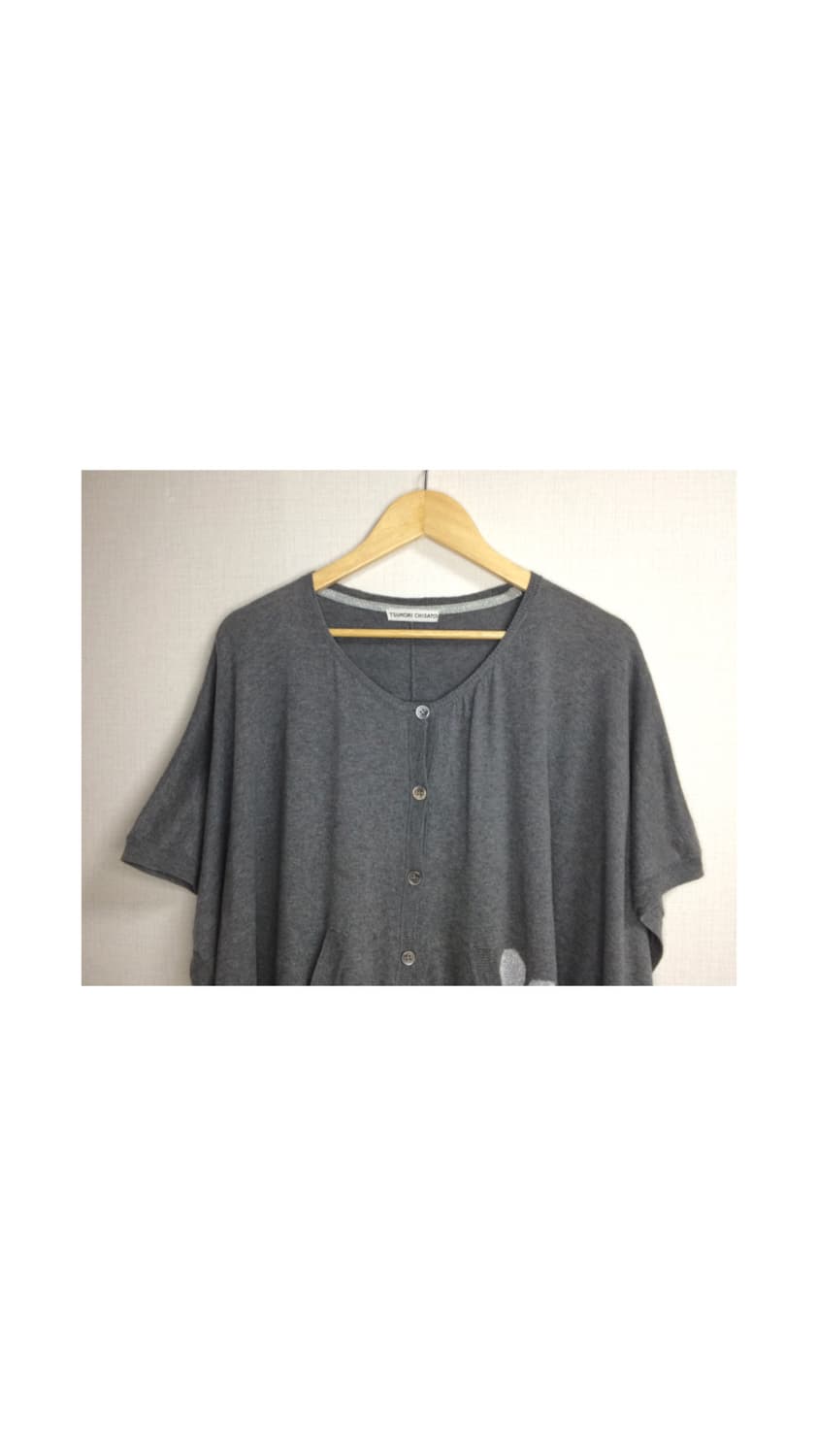 츠모리치사토 그레이 박시 가디건 상품이미지2