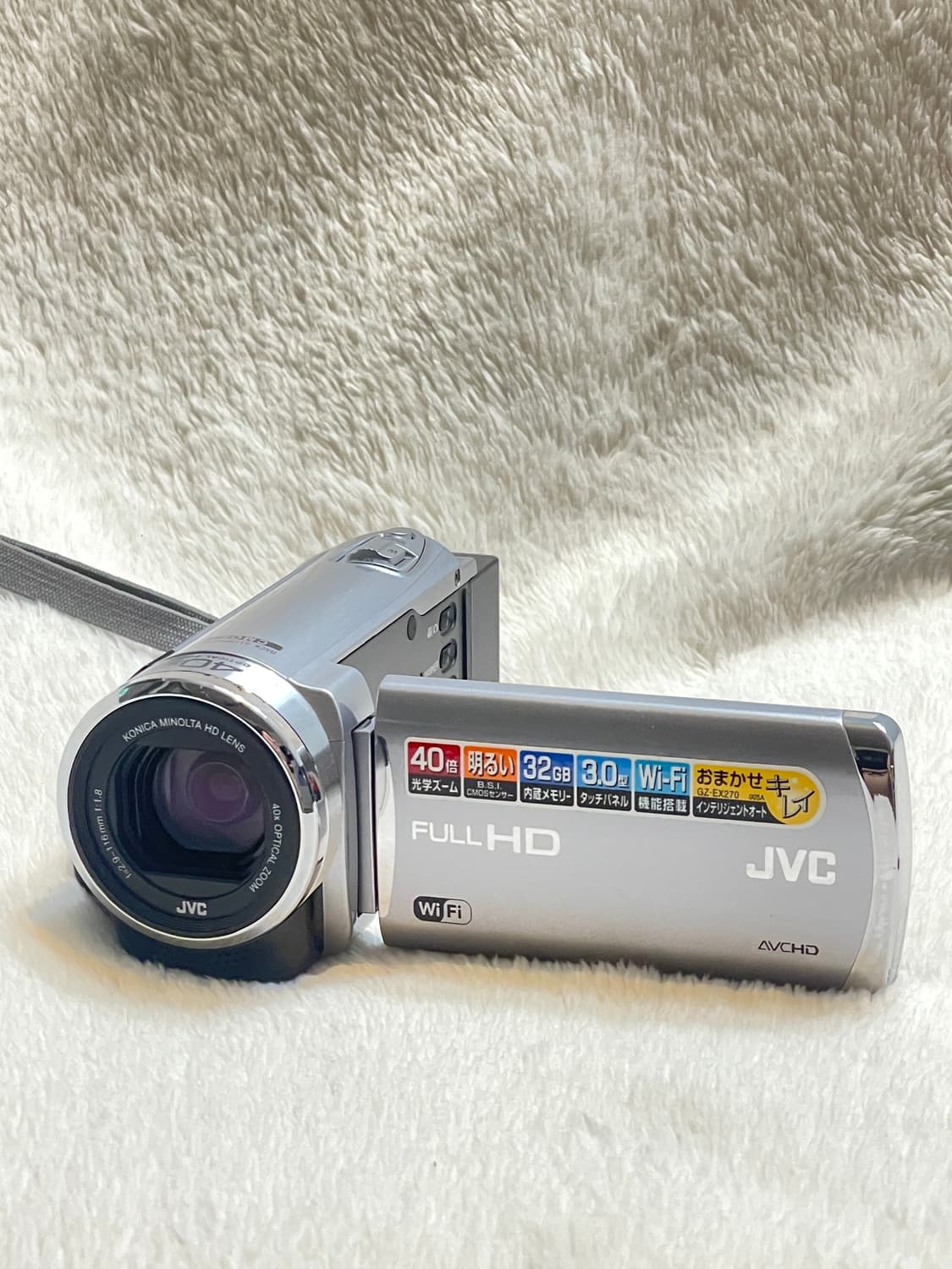 S급) JVC GZ-EX270 빈티지 디카 캠코더 실버 상품이미지1