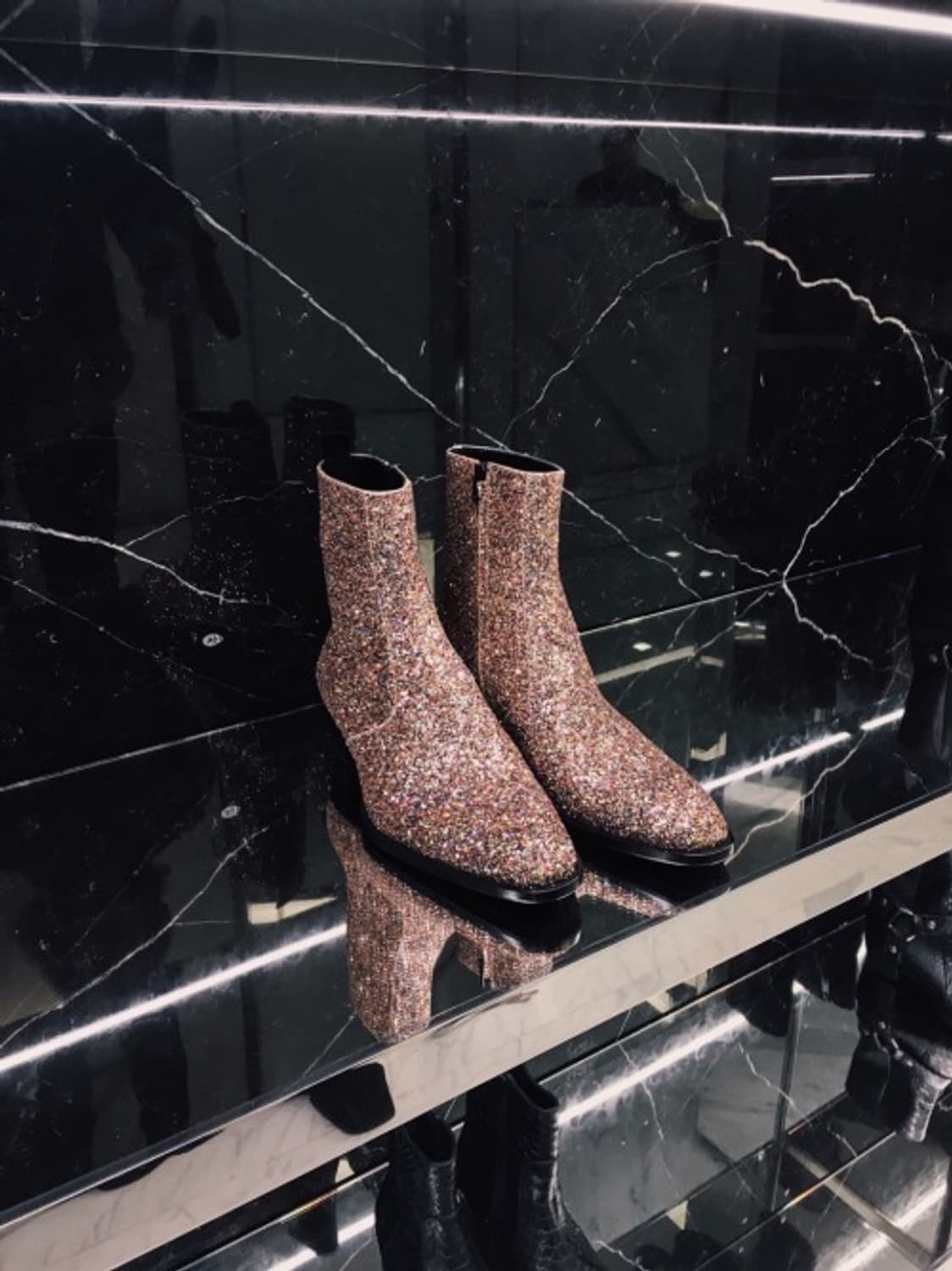 생로랑 16ss 글리터 부츠 상품이미지1