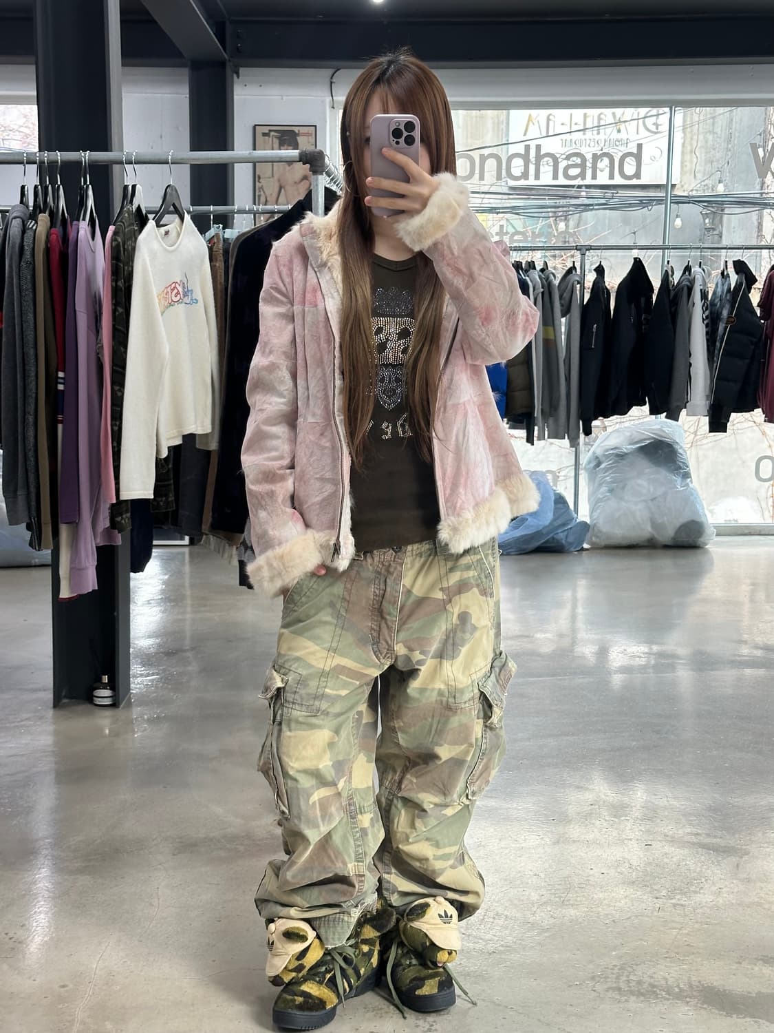 재팬빈티지 양가죽 래빗퍼 페어리무스탕 퍼자켓 상품이미지4