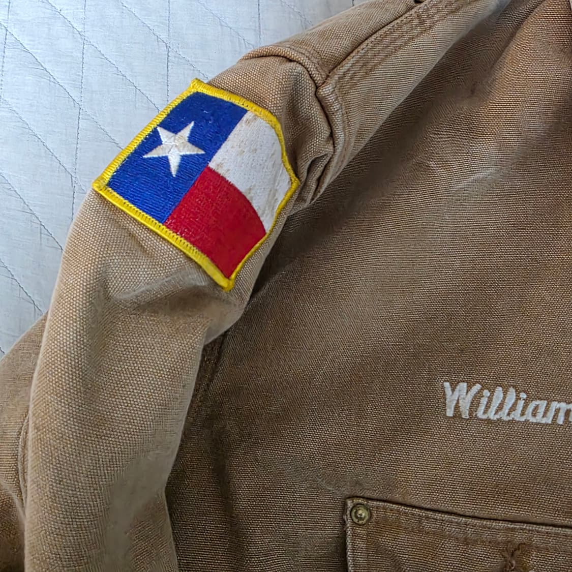 [50] 00s 빈티지 칼하트 C01 BRN 트래쉬드 워크 초어자켓 상품이미지4