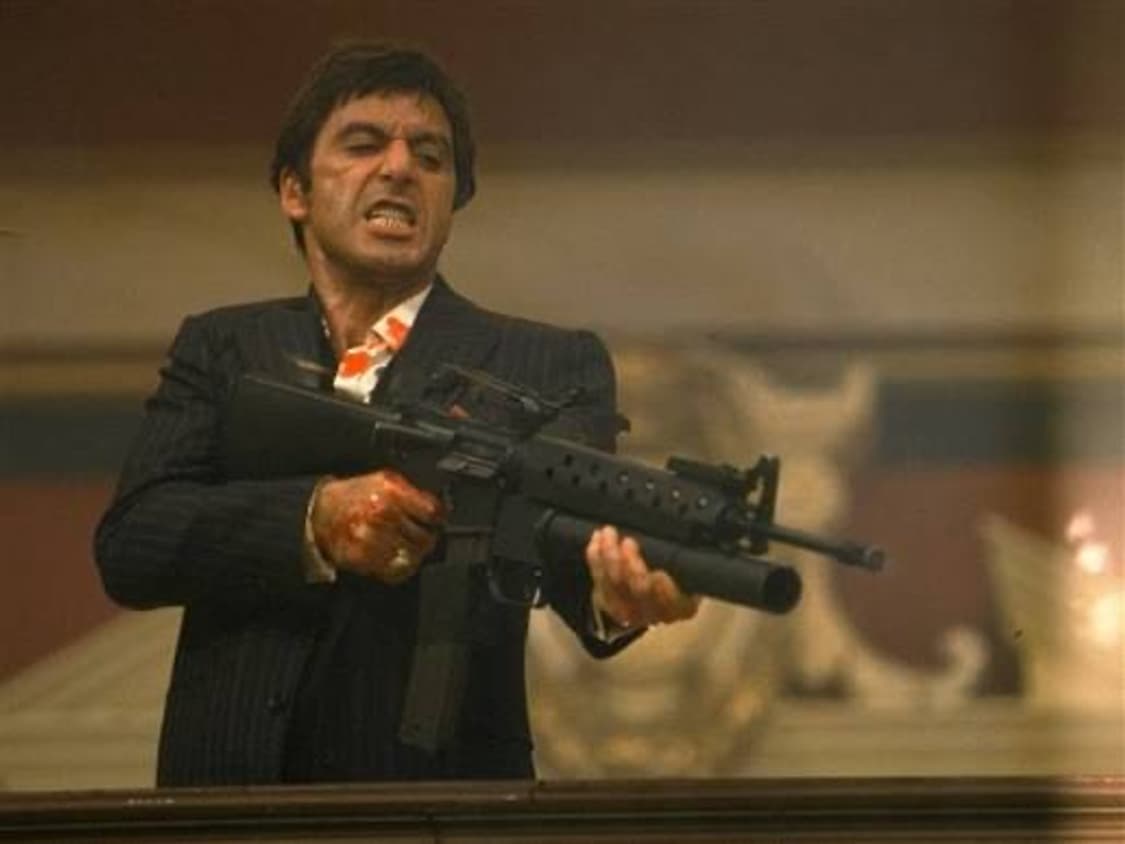 90-00s Serial Killer Scar Face Movie T- 상품이미지2