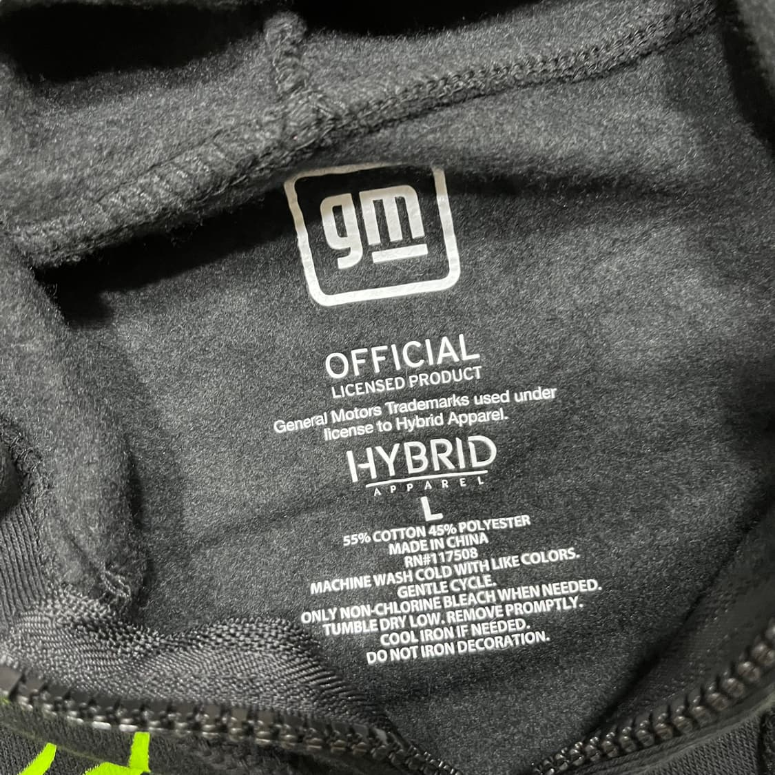 Chevrolet Racing Flame Hoodie Zip-Up 상품이미지4