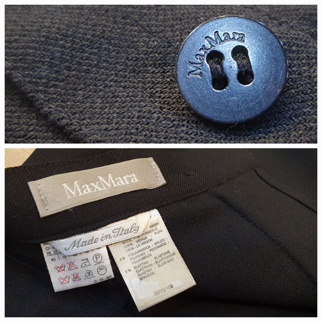 허리28/막스마라 블랙 스커트 상품이미지7