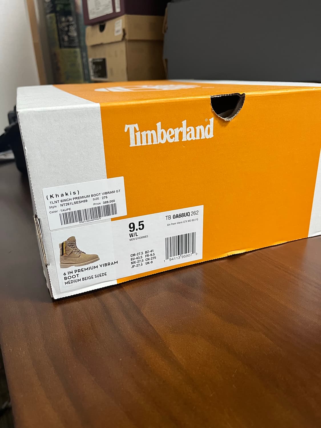 팀버랜드x논네이티브 6인치부츠 275 새상품 상품이미지2