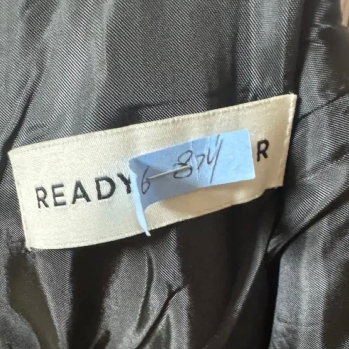 레디투웨어 블랙 스트라이프 프릴 레이어드 브이넥 원피스 F 상품이미지7