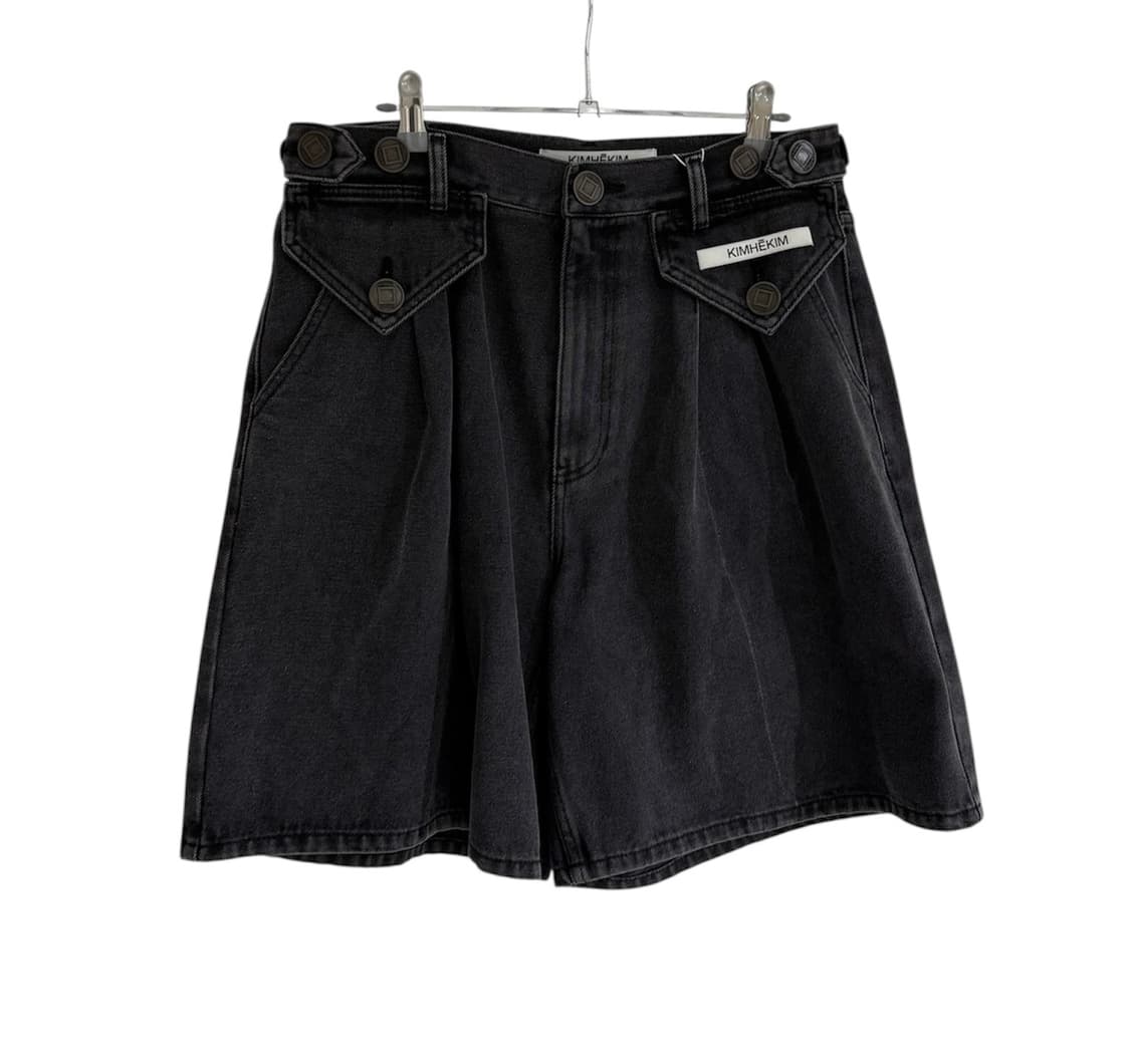 김해김 투포켓 버뮤다 데님 팬츠 상품이미지1