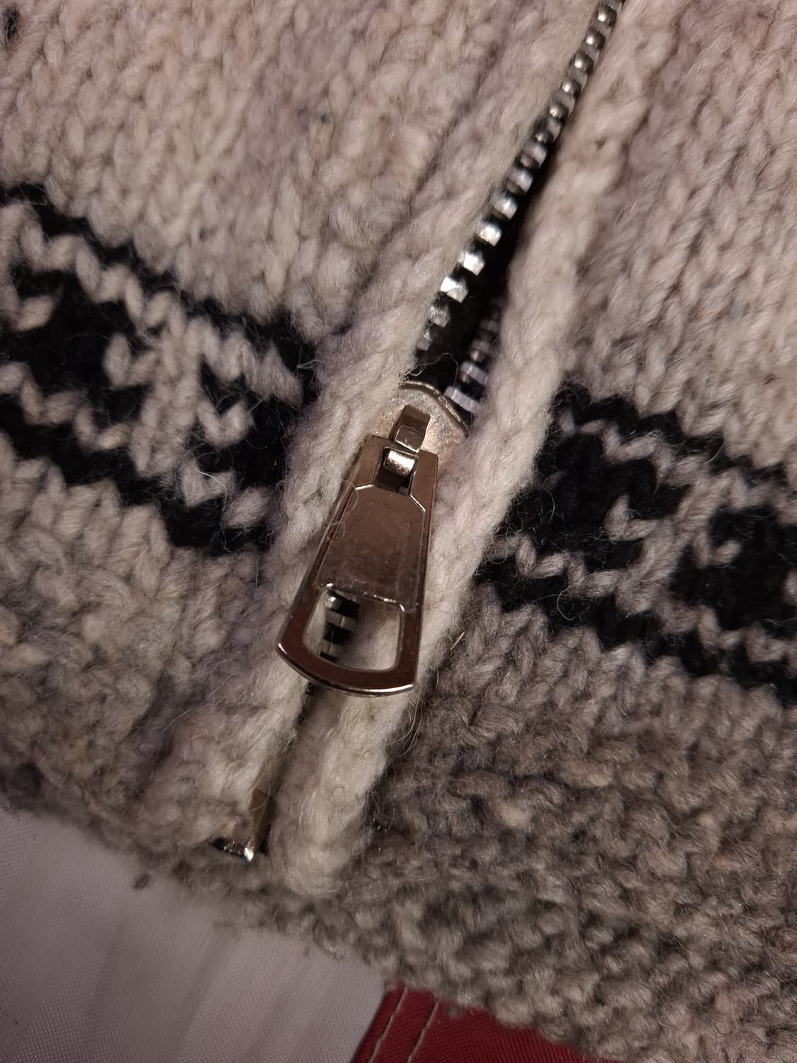 오리지날 에콰도르 핸드메이드 에스닉 울 후드 니트 상품이미지3