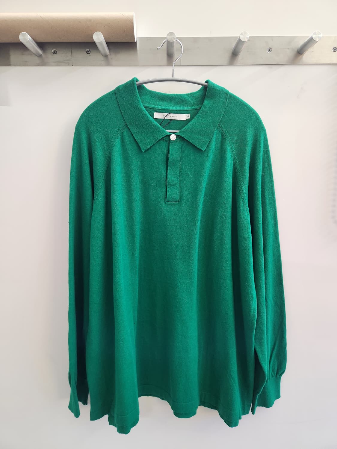 VICTIM&CO 그린 칼라 니트 상품이미지1