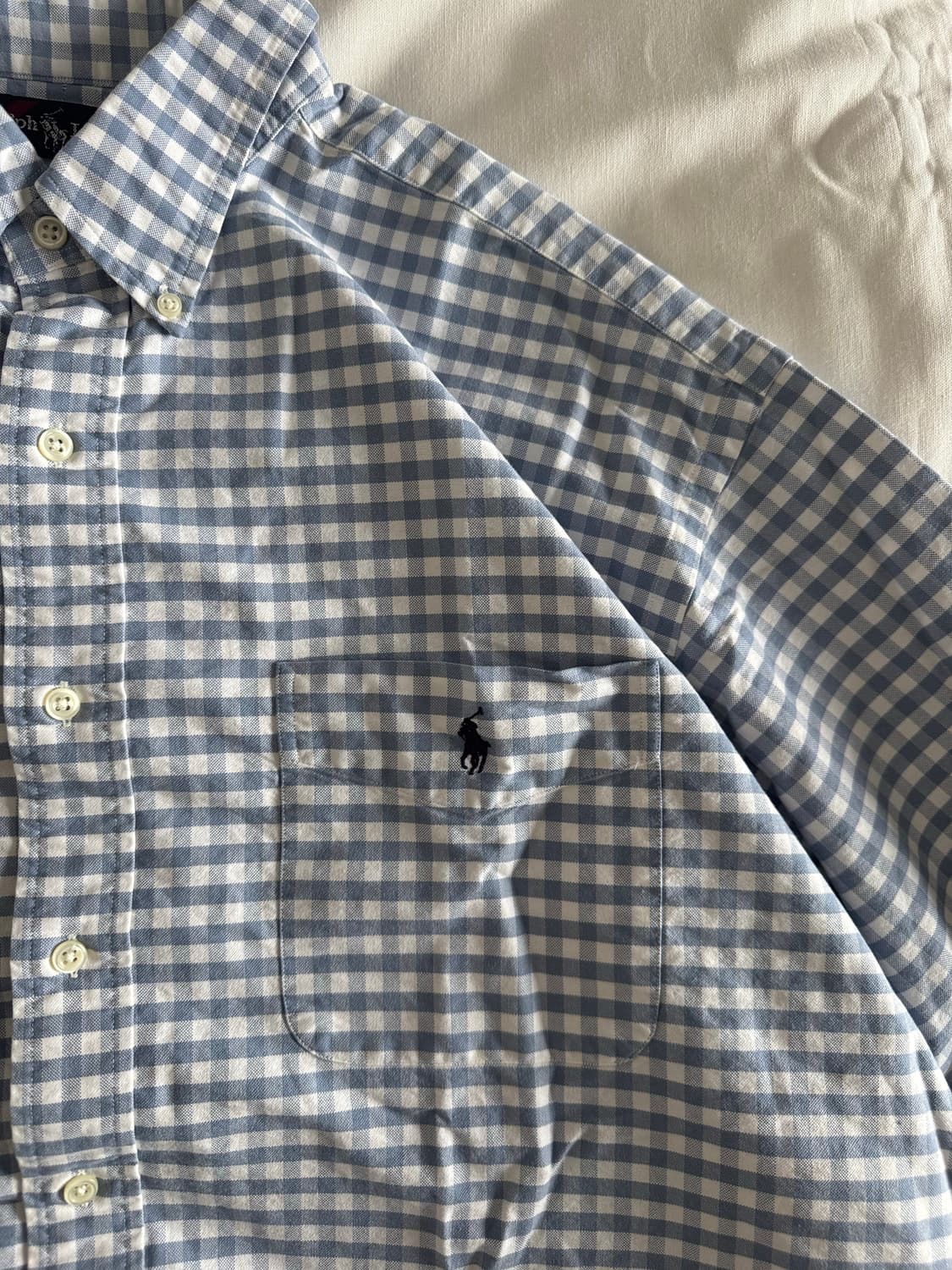 [XL] 폴로 랄프로렌 빅셔츠 깅엄체크 셔츠 상품이미지4