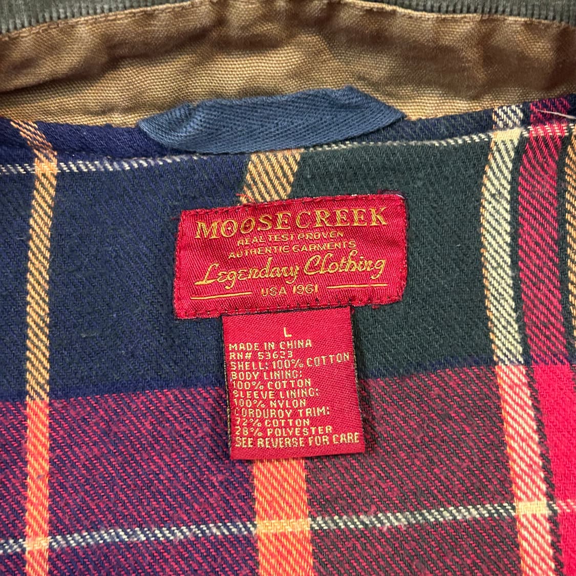 L) MOOSE CREE USA 클래식 헌팅 필드 자켓 상품이미지8