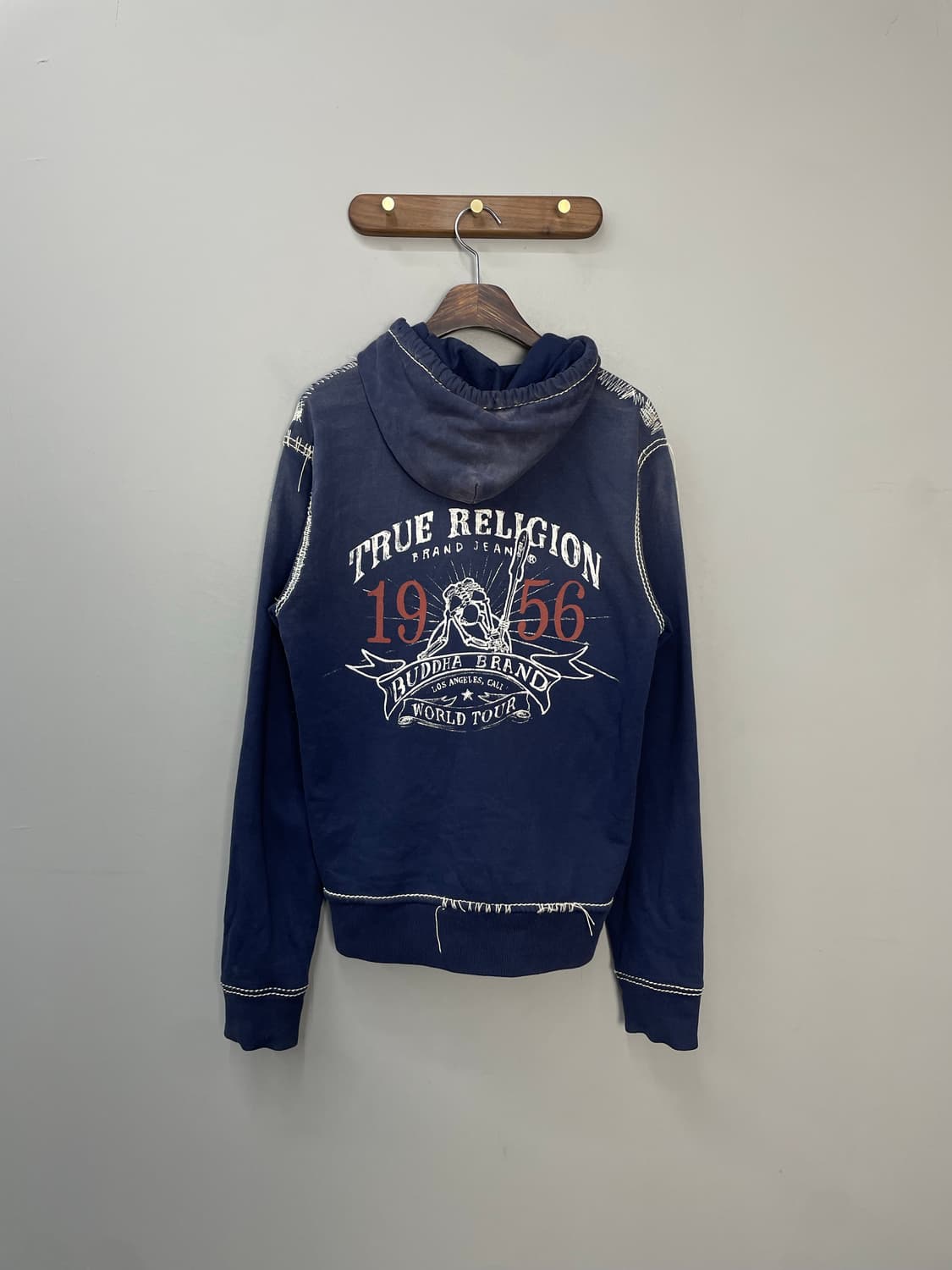 트루릴리전 스티치 네이비 후드집업 H1011 상품이미지4