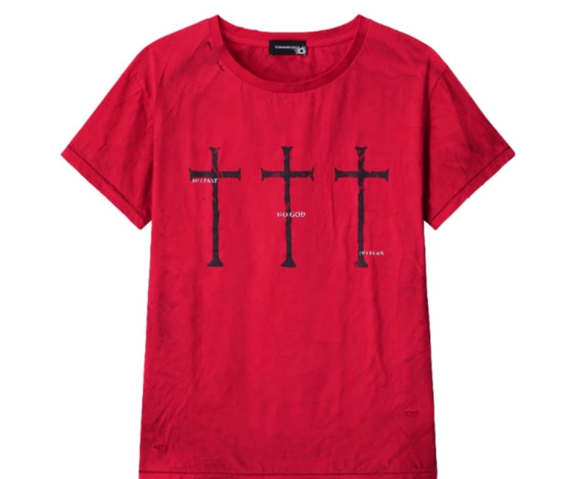 tornortied messiah T-shirt red 구합니다 상품이미지1