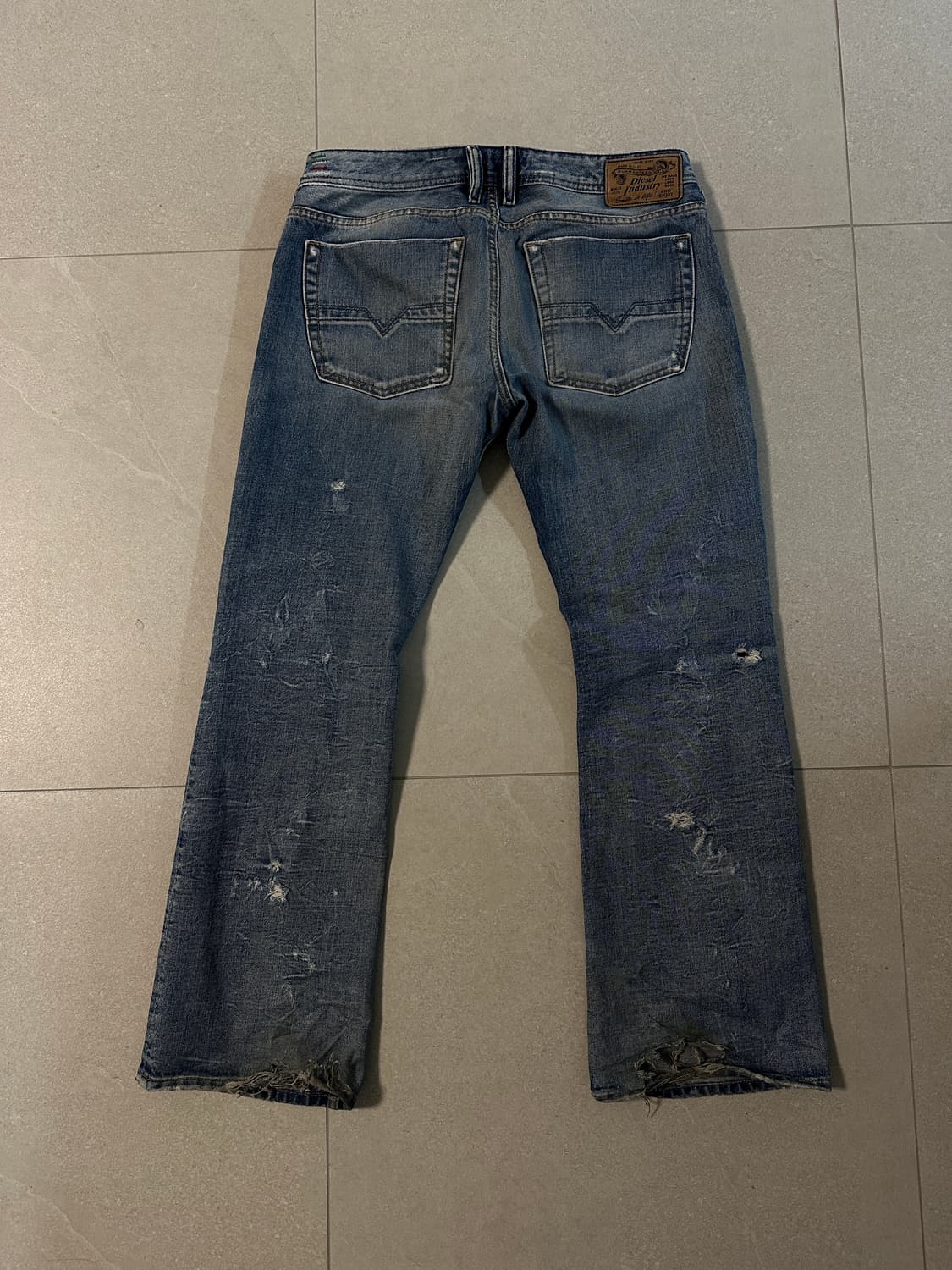 디젤 부츠컷 데님 버튼플라이 W33  L30(황금사이즈) 상품이미지2