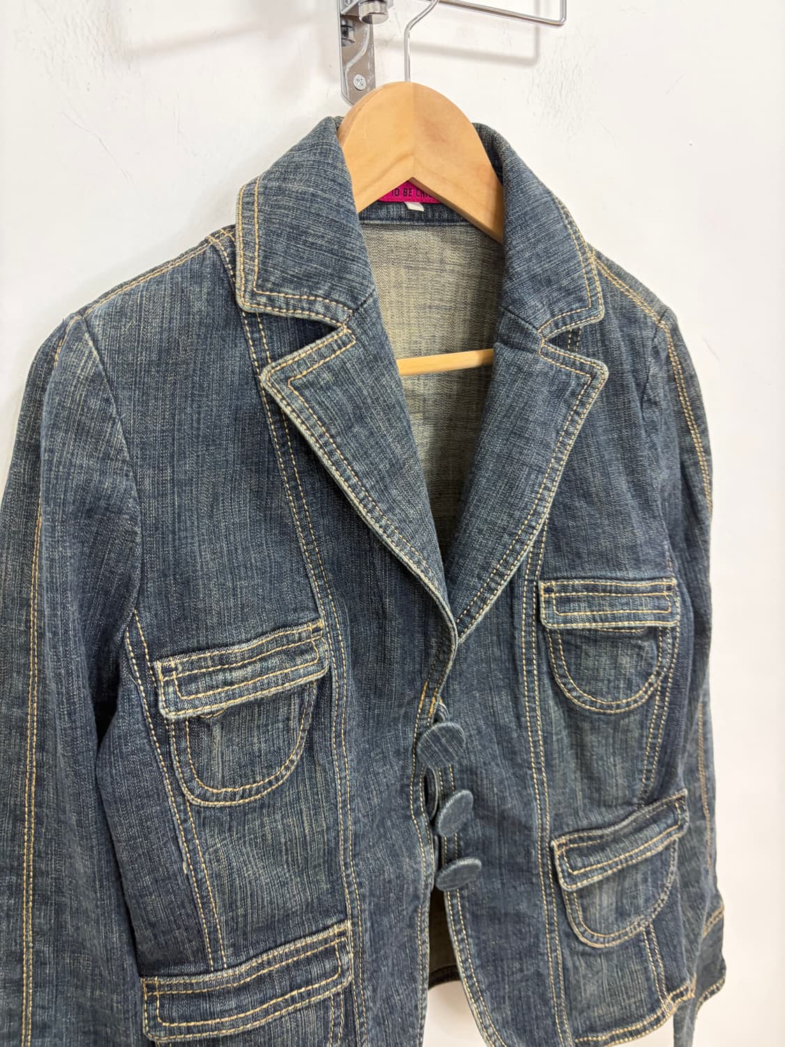 모리룩 버튼 데님자켓 블레이저 상품이미지6