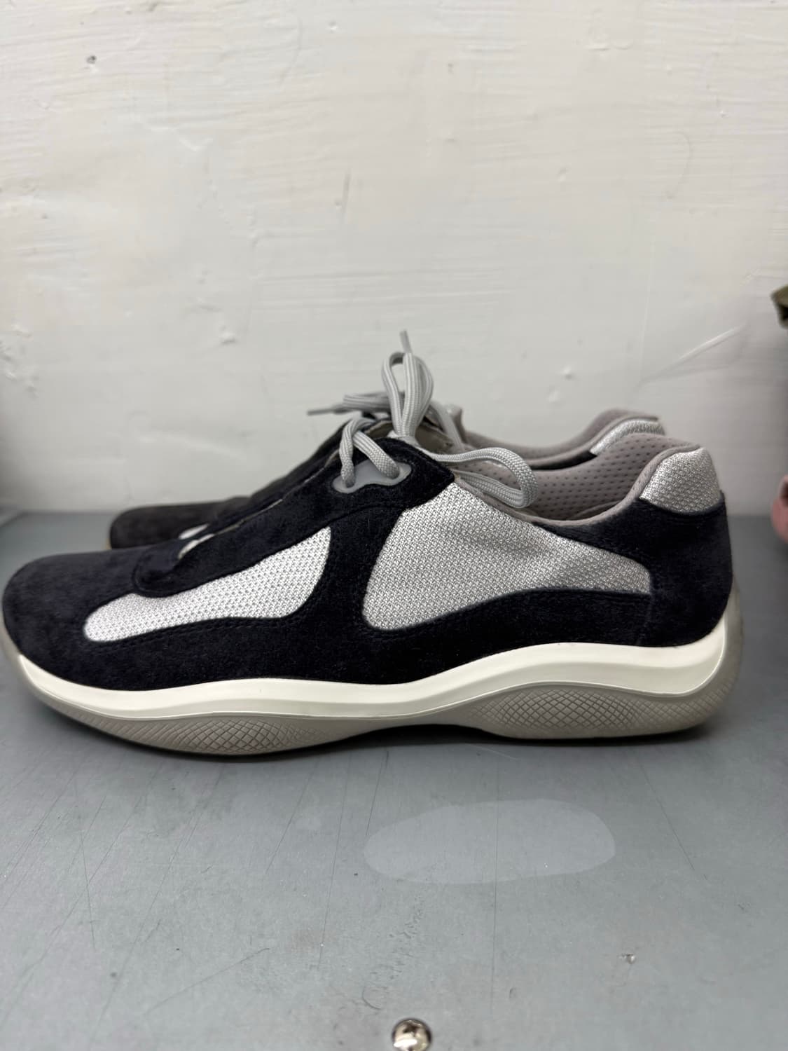 prada sport 아메리칸컵 navy suede rare item 상품이미지1