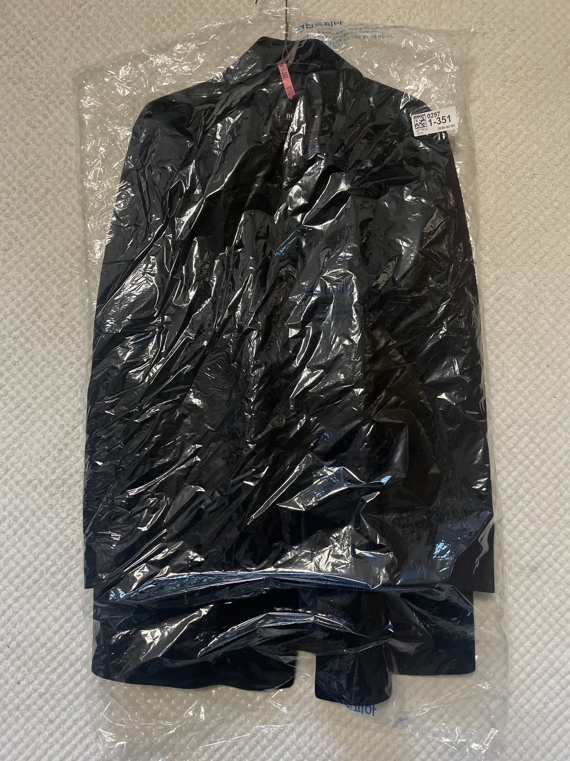 [48] BOSS 휴고보스 울 캐시미어 발마칸 코트 블랙(클리닝O) 상품이미지2