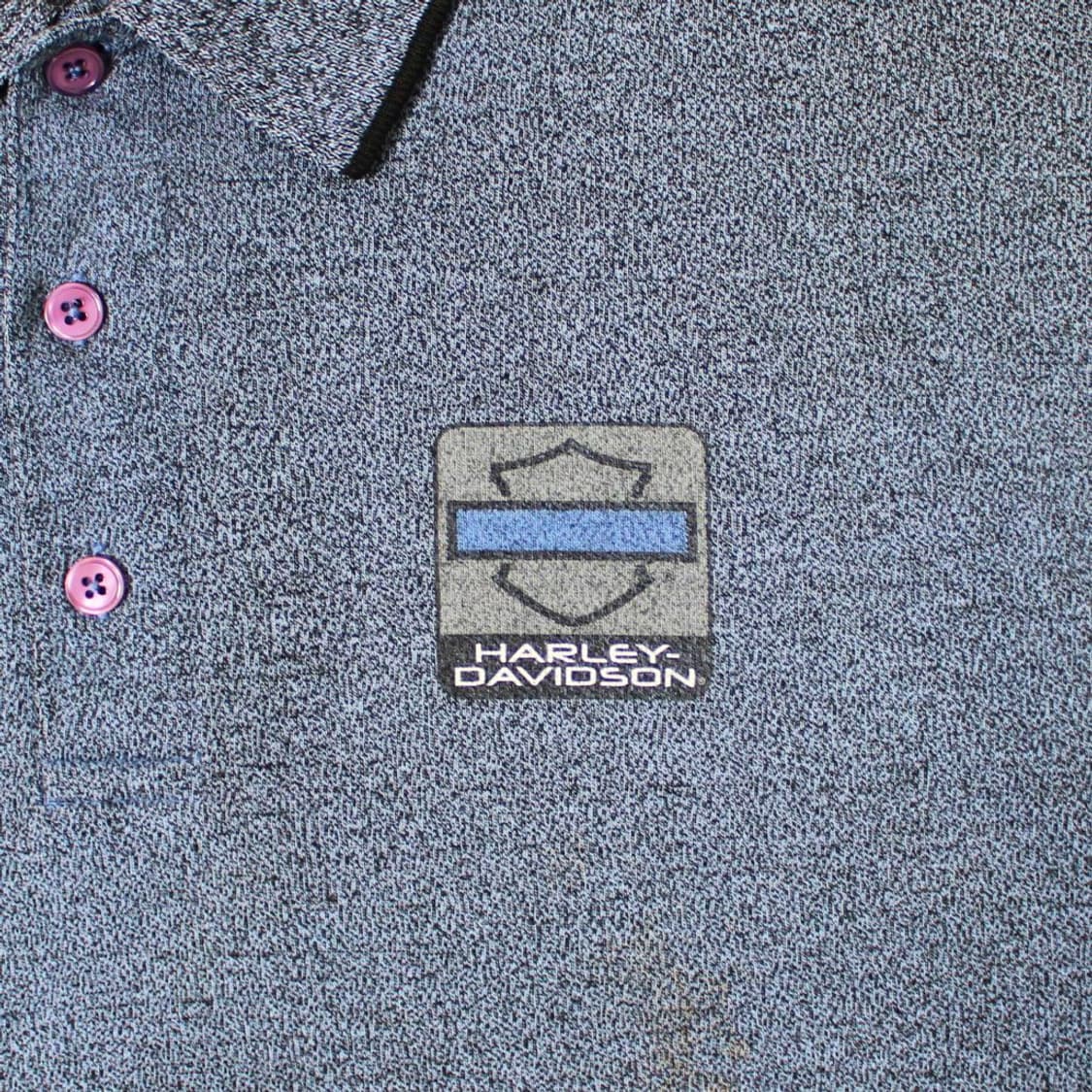 Harley-Davidson 반팔 그레이 폴로 티셔츠  상품이미지3