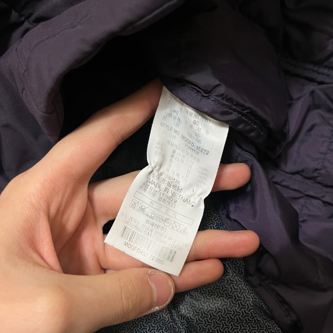 밀레 골프 여성 구스다운 경량 롱패딩 M/95 상품이미지6