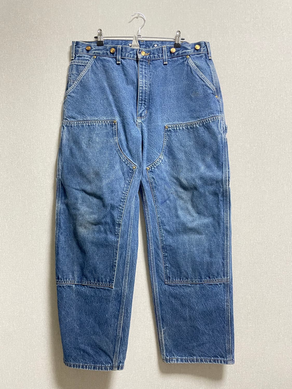 USA 빈티지 칼하트 더블니 팬츠 38x30 데님 상품이미지1