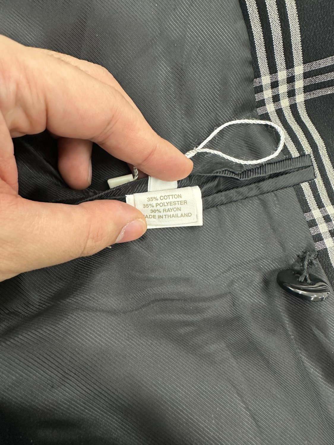 플레이하운드 체크 더블 브레스티드 블레이저 상품이미지4