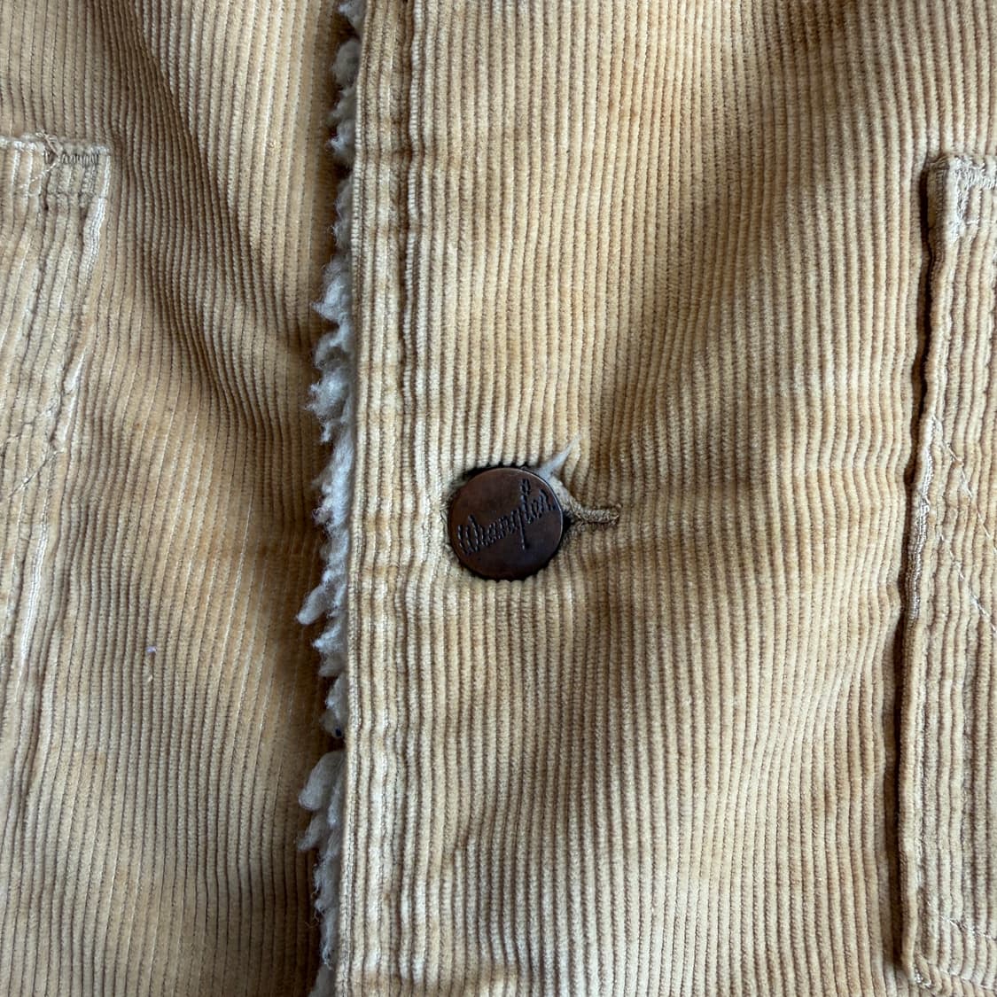 80s 랭글러 코듀로이 쉐르파 베스트 상품이미지4