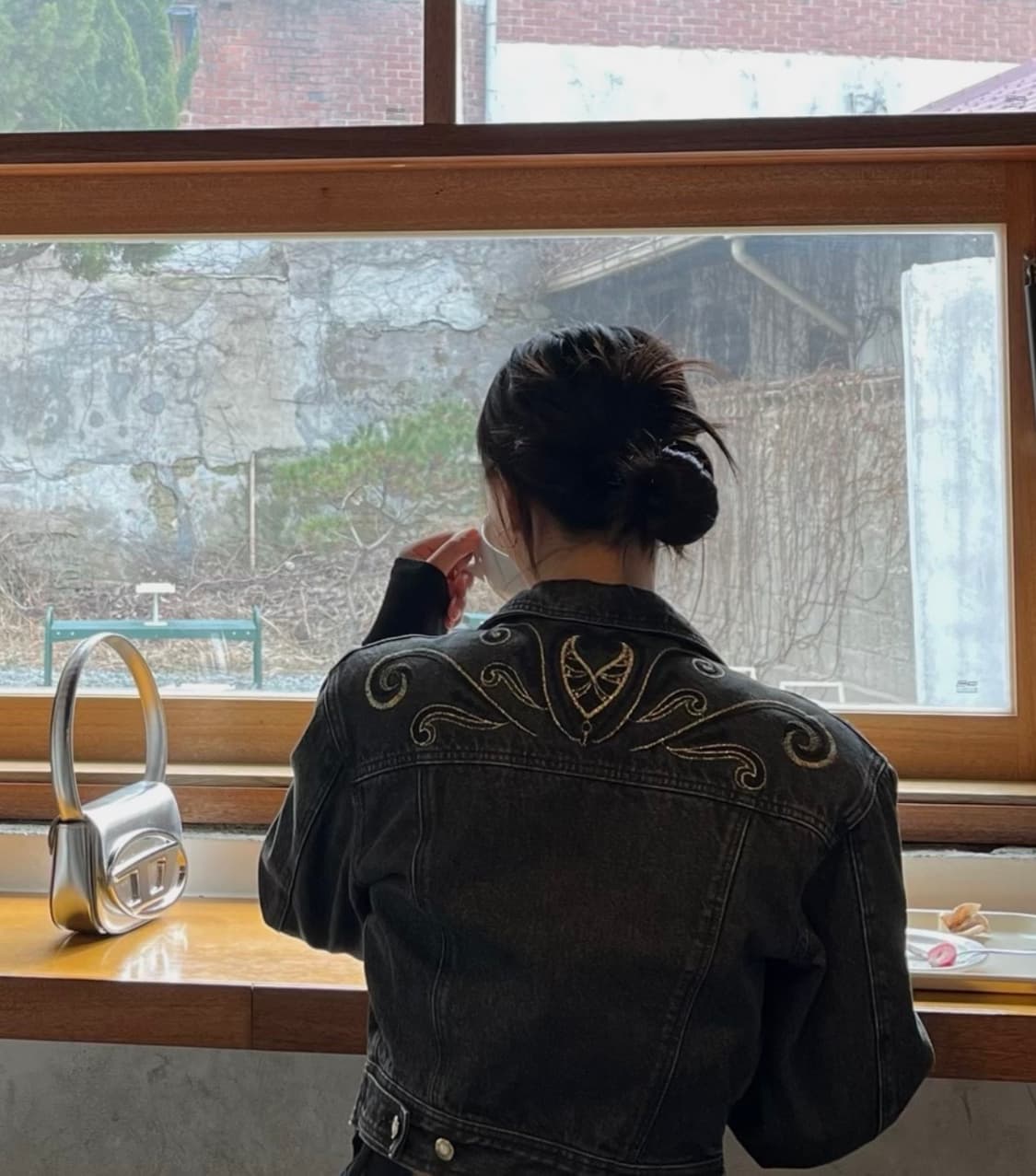 베르사체 빈티지 블랙 워싱자켓  상품이미지7