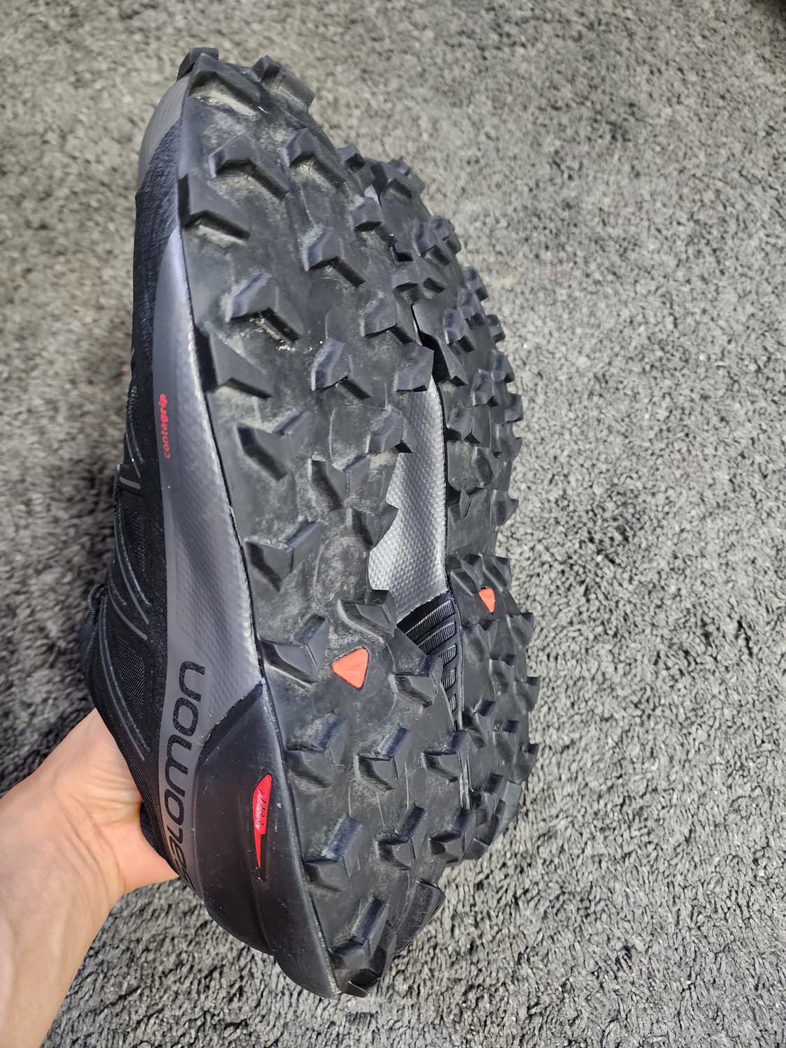 살로몬 스피드크로스6 고어텍스 블랙 팬텀 
260 상품이미지8