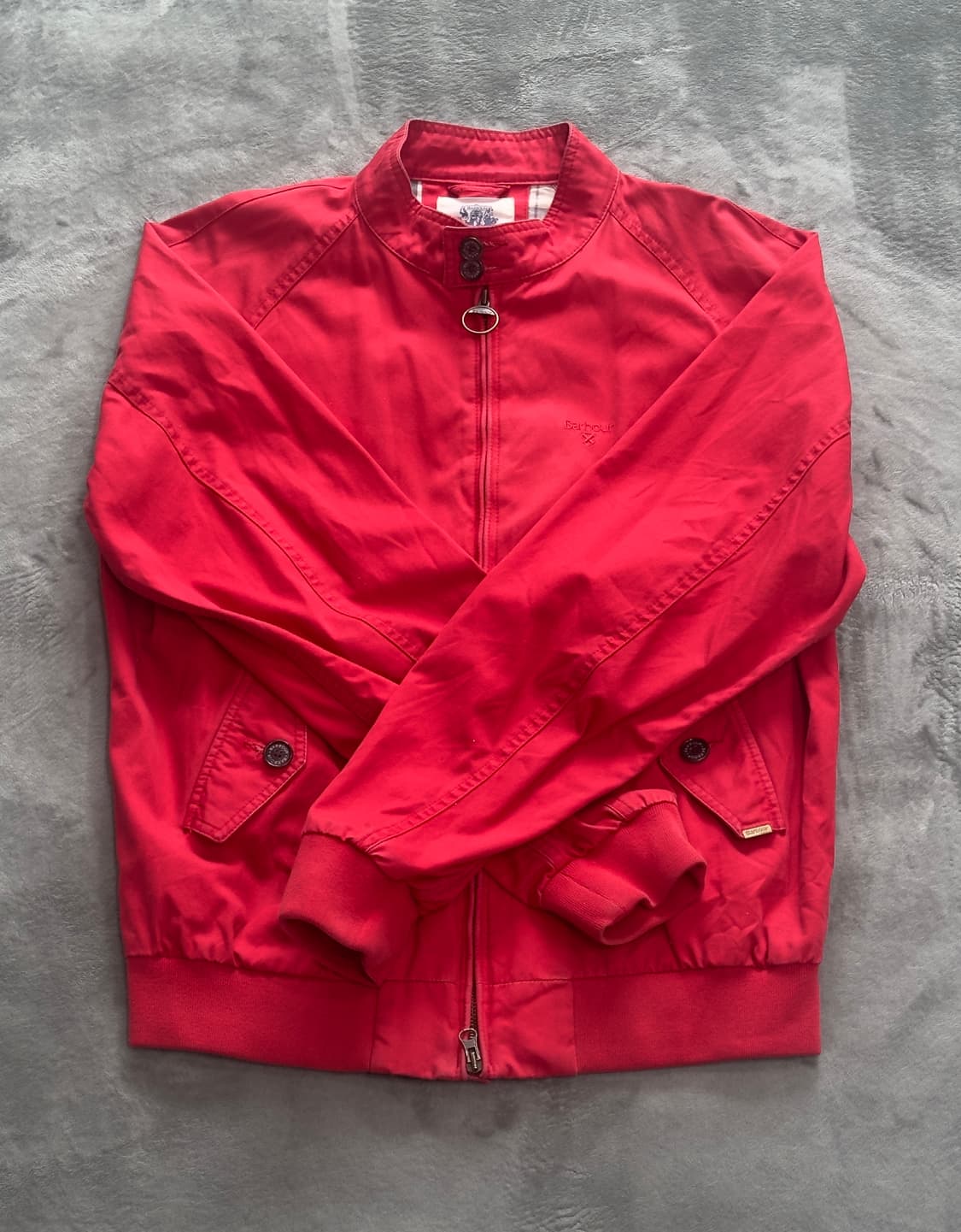 Barbour Peyton Washed Twill Harrington 상품이미지1