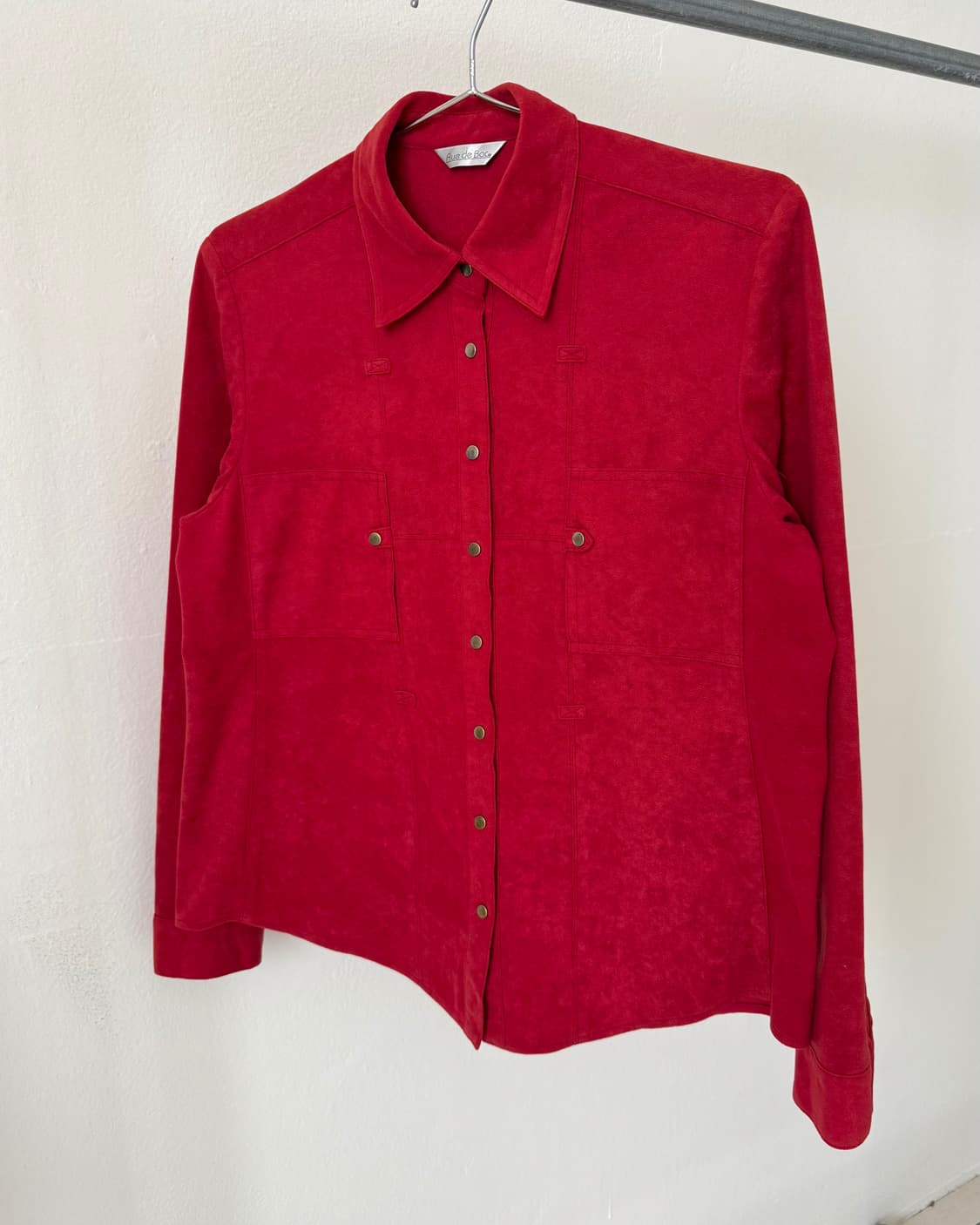 빈티지 스웨이드 셔츠 상품이미지3