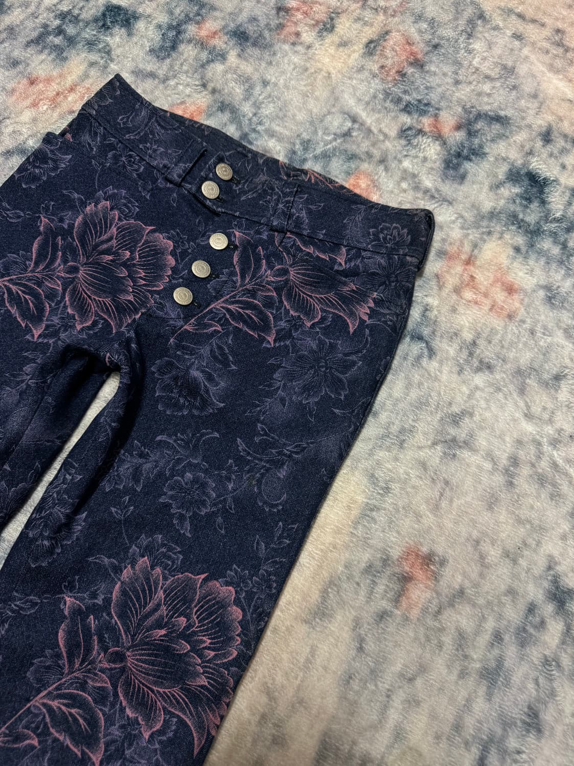 Tornado mart 00s archive dark floral bel 상품이미지4