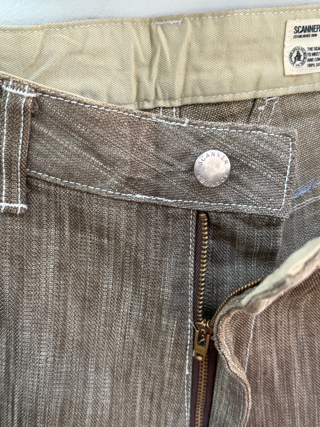 Scanner Fundamental Product 워시드 스트레이트 데님 상품이미지6