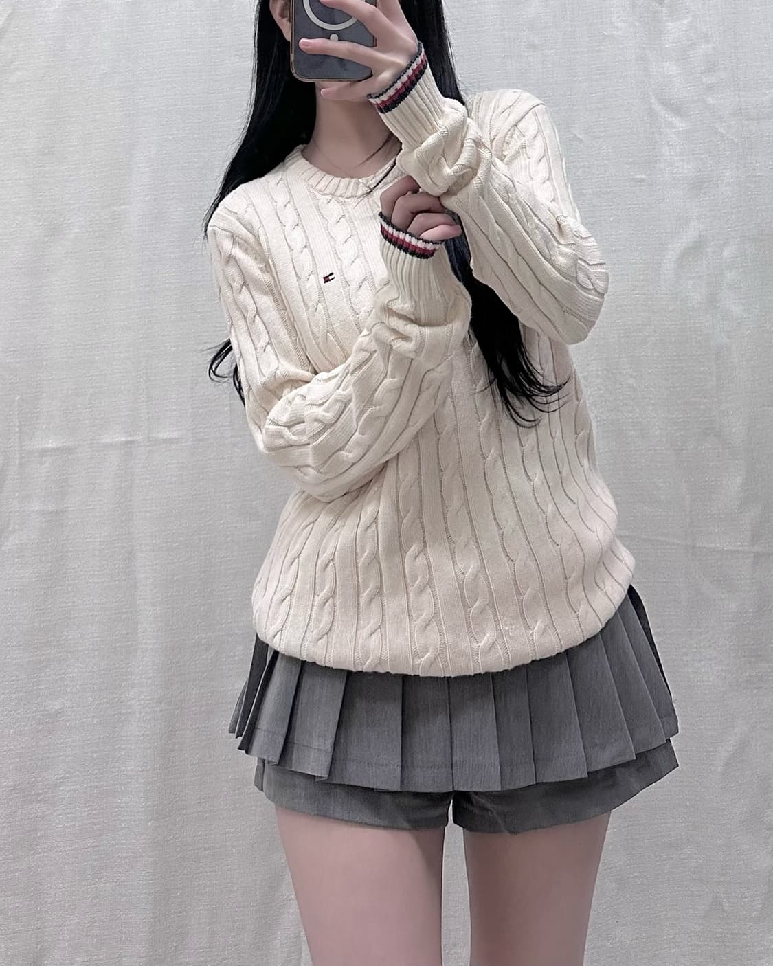 타미힐피거 꽈배기 니트 상품이미지3