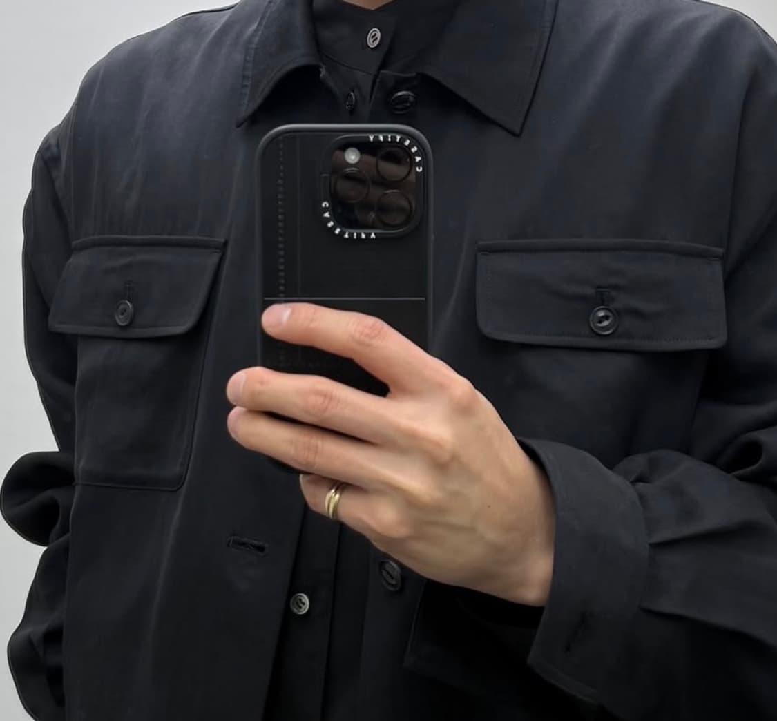 [아이폰15프로] 케이스티파이 Metrics 임팩트 케이스 매트블랙 상품이미지2