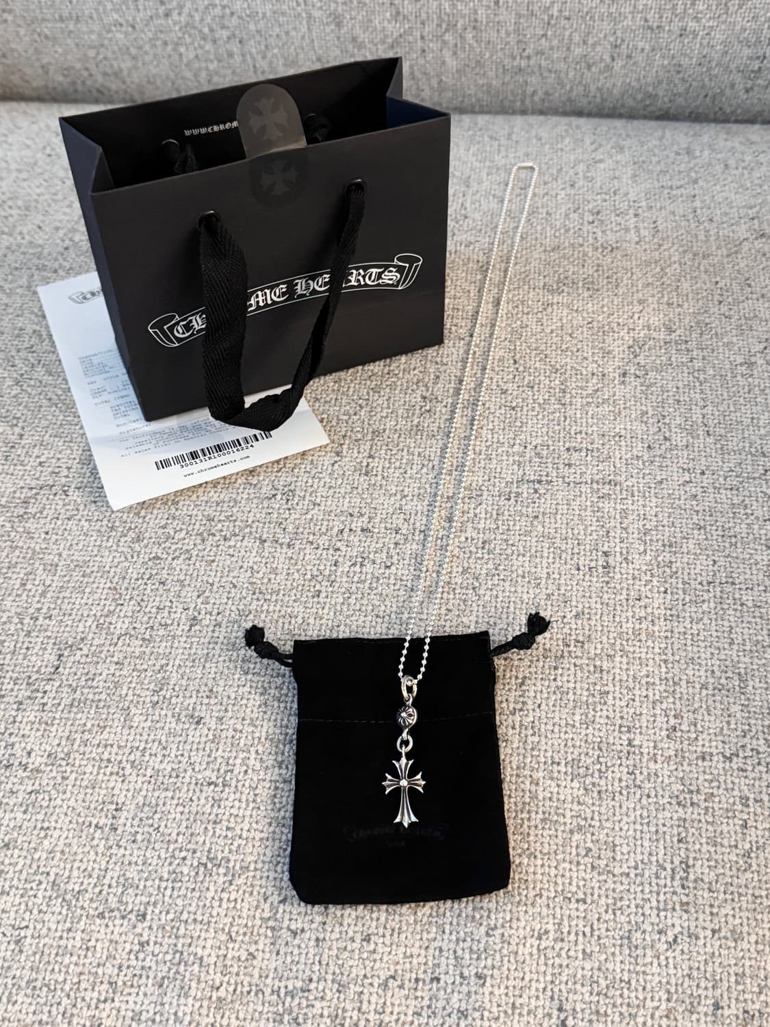 크롬하츠 원 볼 타이니 크로스 펜던트 상품이미지2