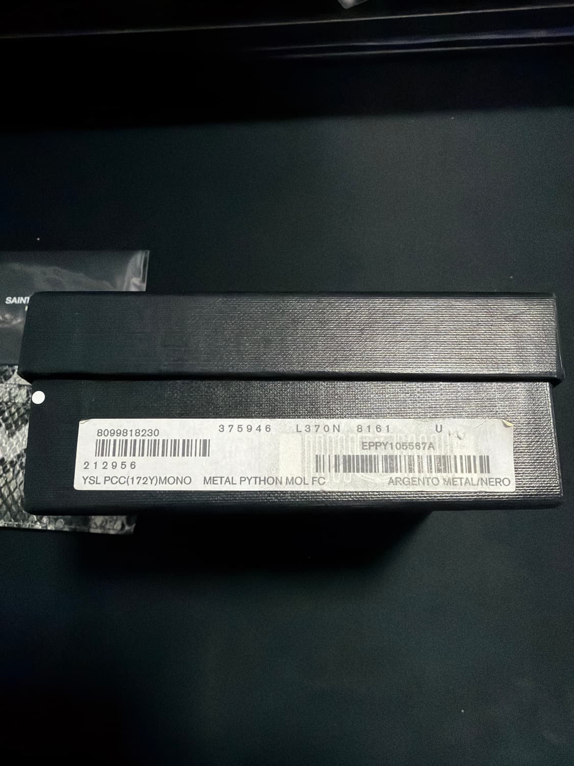 [새상품] 생로랑 파이톤 카드지갑 상품이미지4