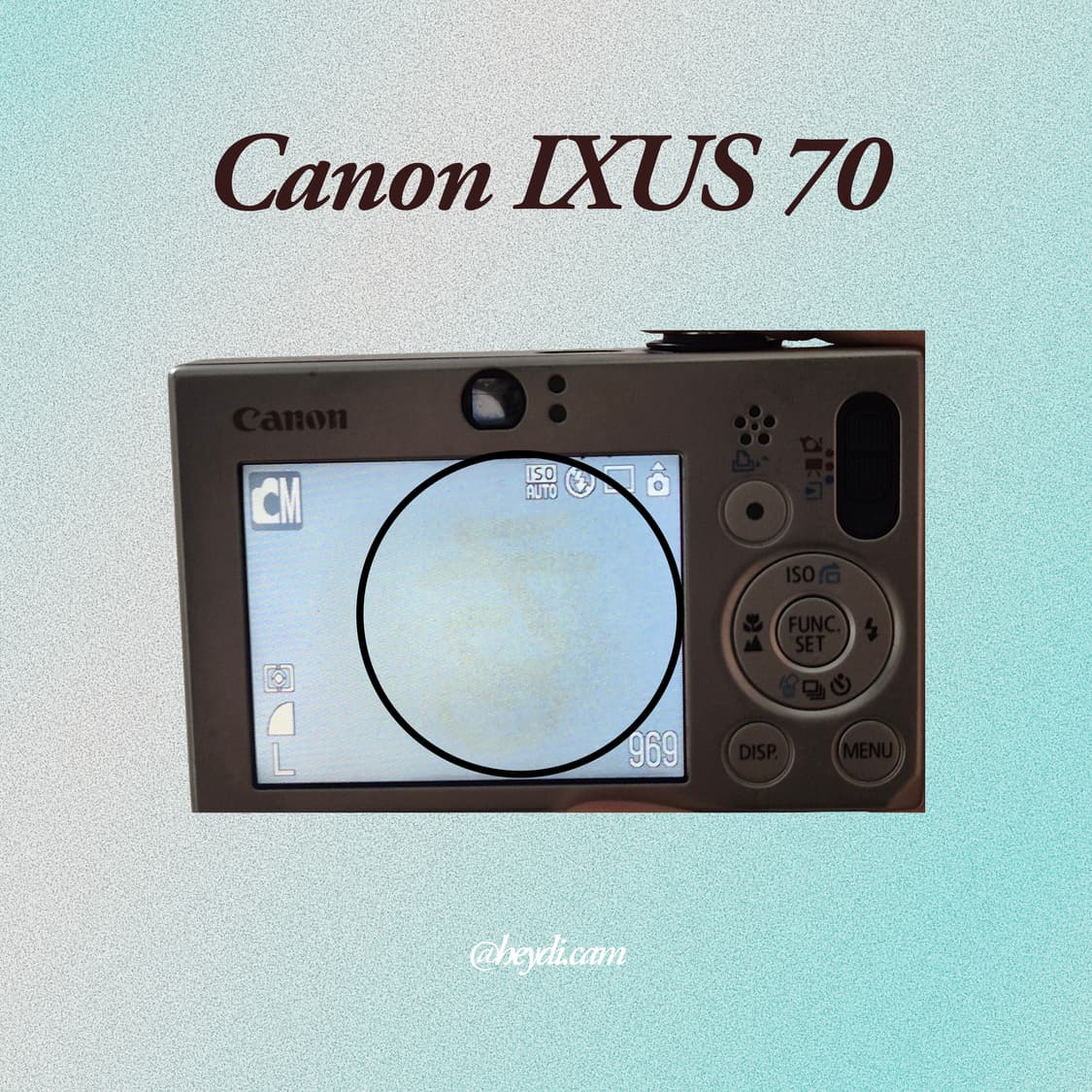 (강민경 아이브 리즈 은채) 캐논 ixus70블랙 상품이미지4