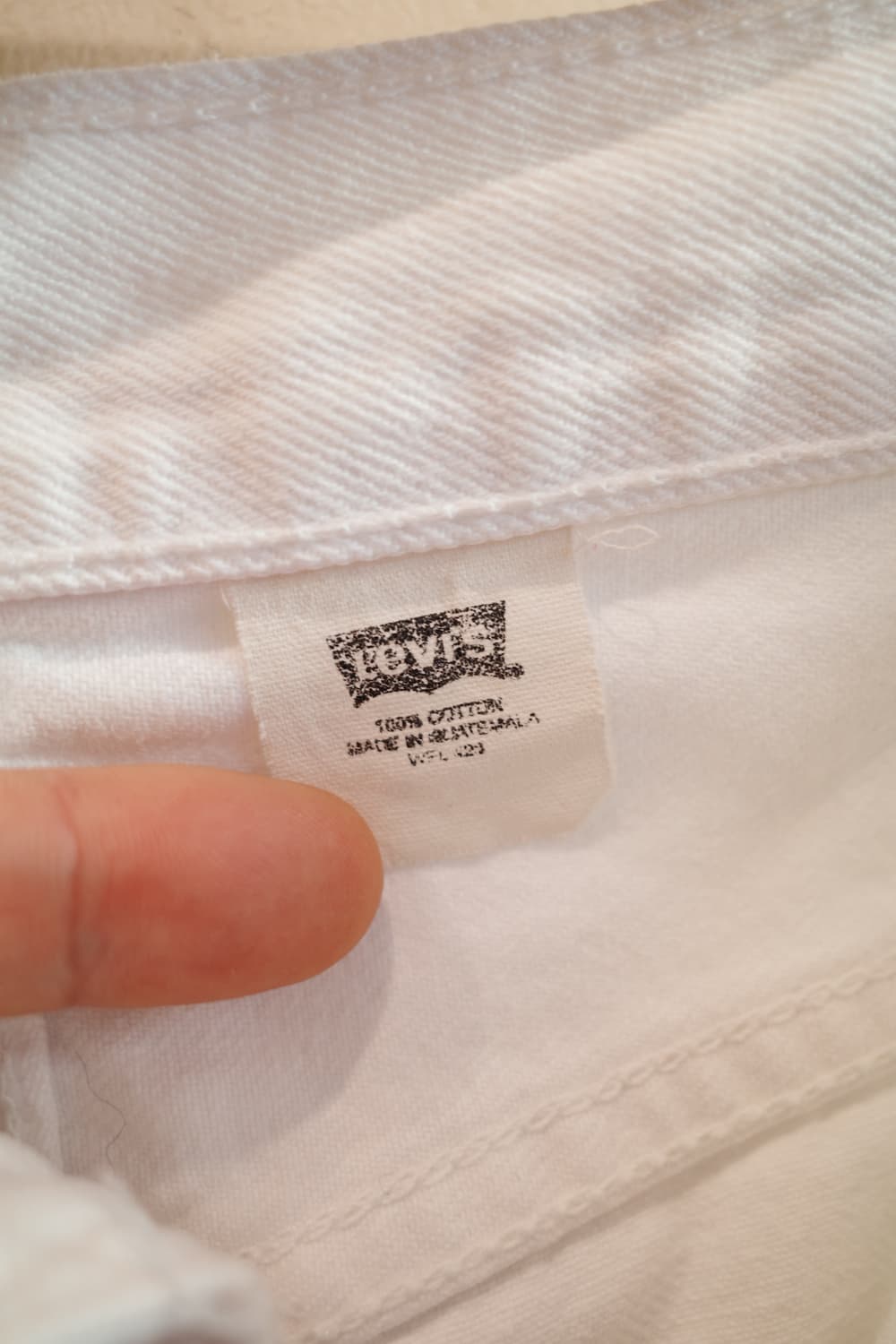 Levis 리바이스 501 화이트 팬츠 (28인치) 상품이미지4