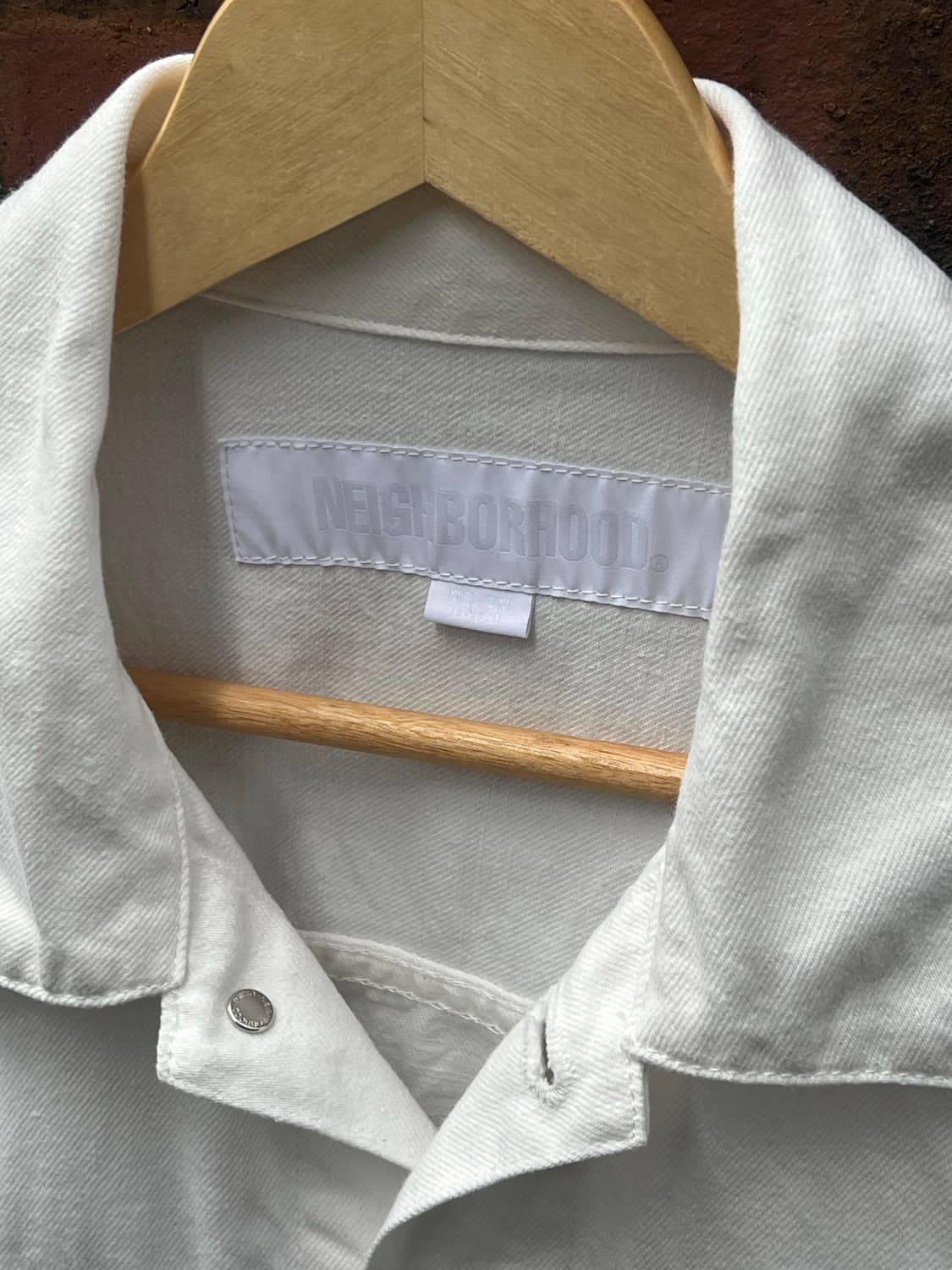 Neighborhood Type4 White Denim Jacket 상품이미지3