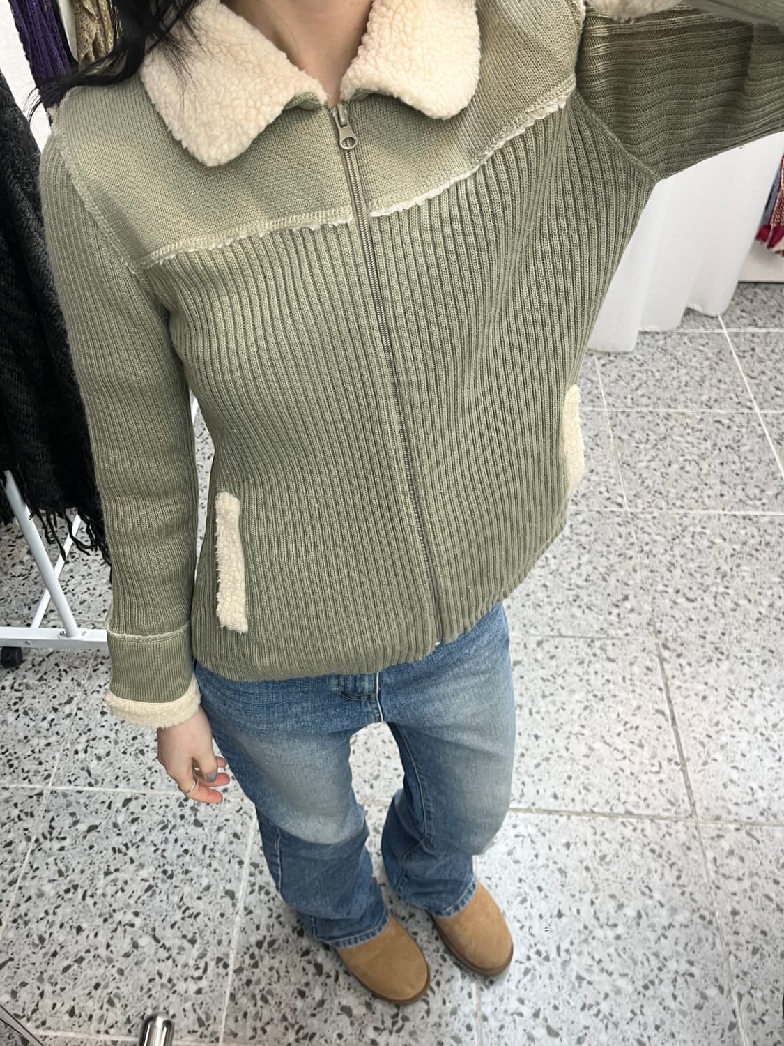 cloud zip-up knit 상품이미지2