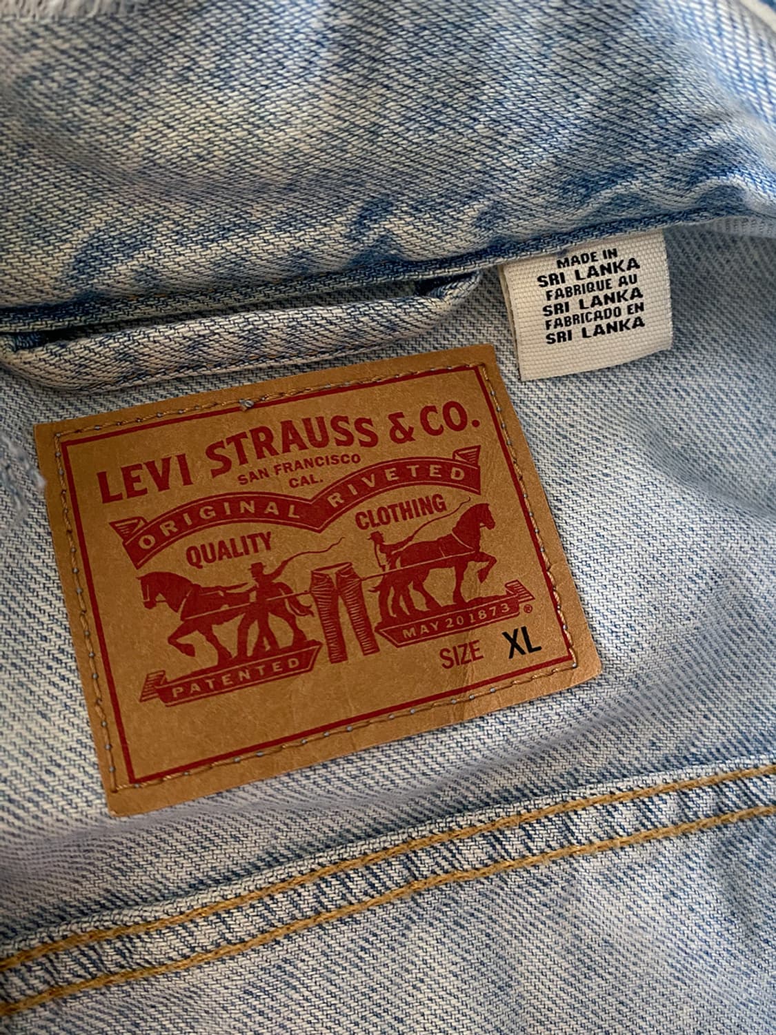 리바이스 디스트로이드 핀버튼 데님 자켓 상품이미지4