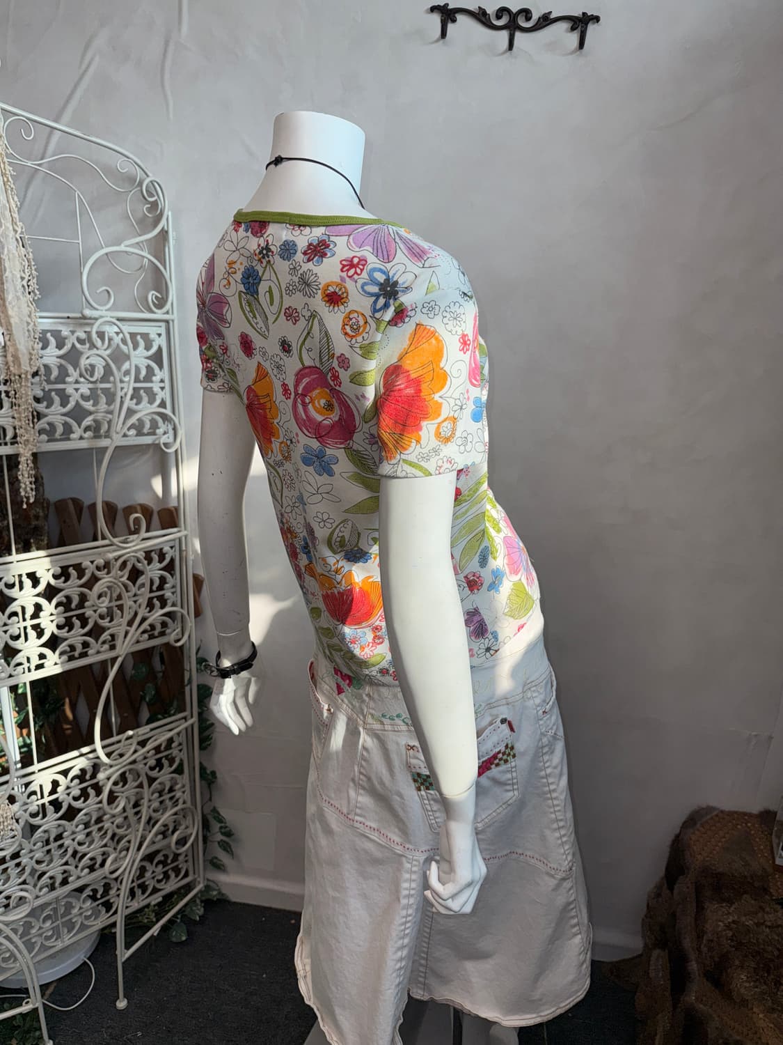 Monte Milano bohemian flower beads 반팔티  상품이미지6